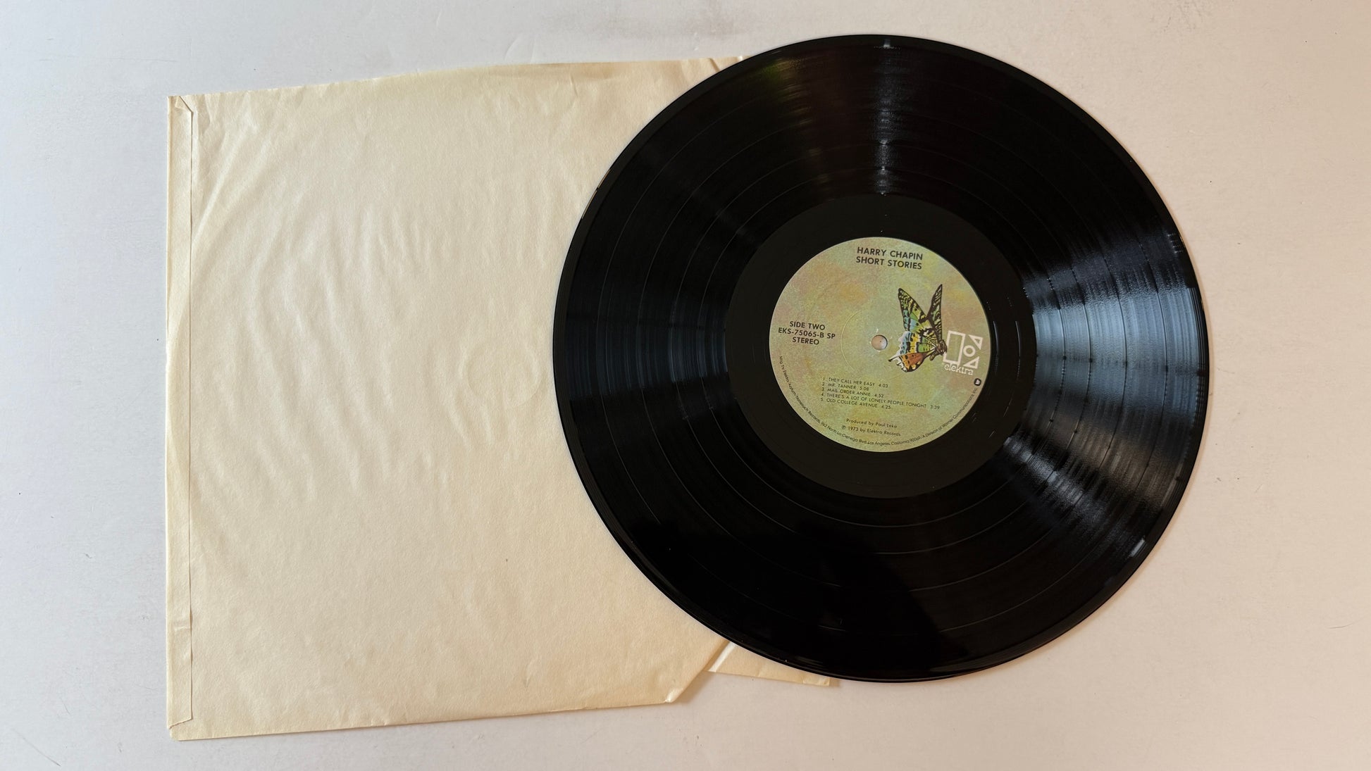 Harry Chapin Short Stories Used Vinyl LP VG+\G+