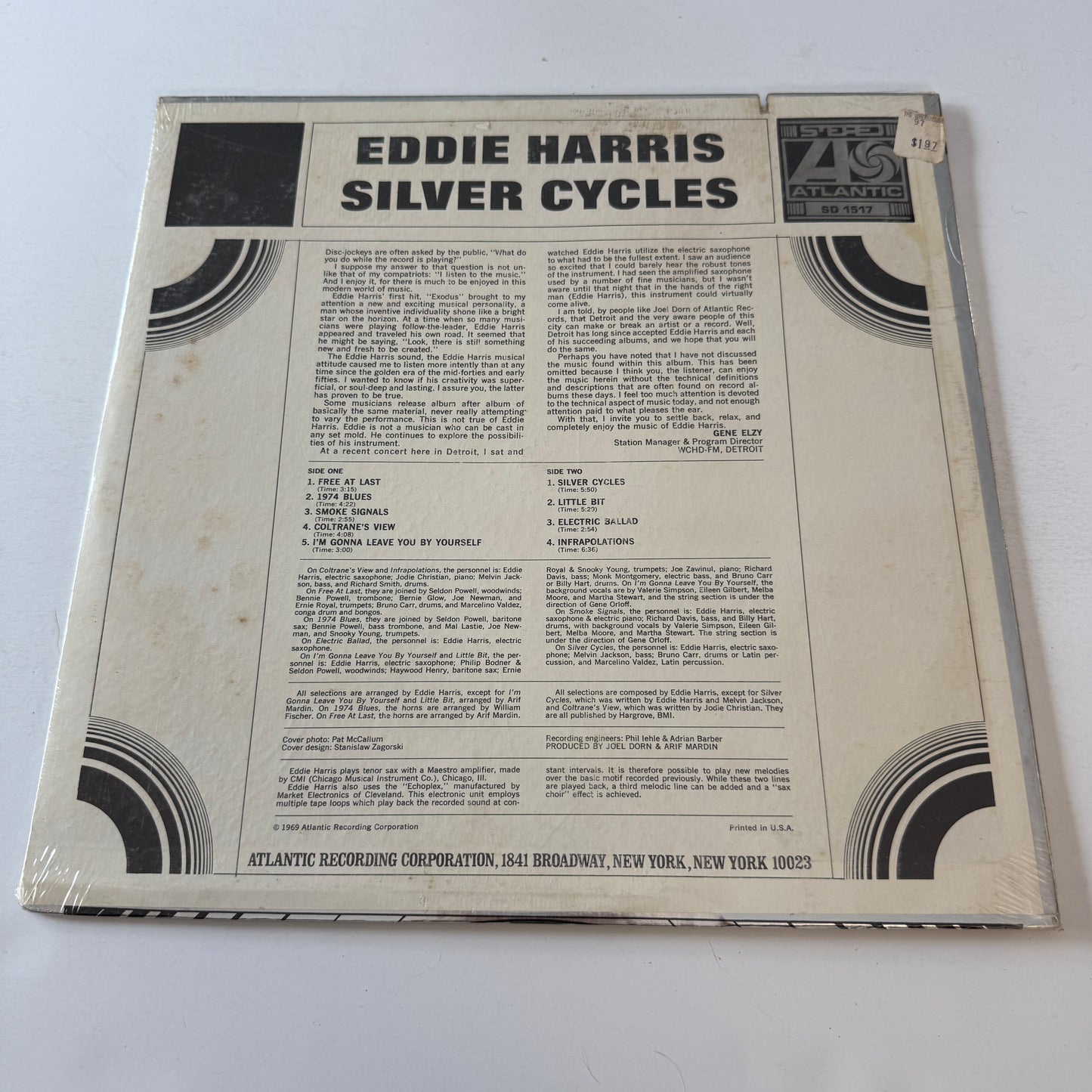 Eddie Harris Silver Cycles Used Vinyl LP M\VG+