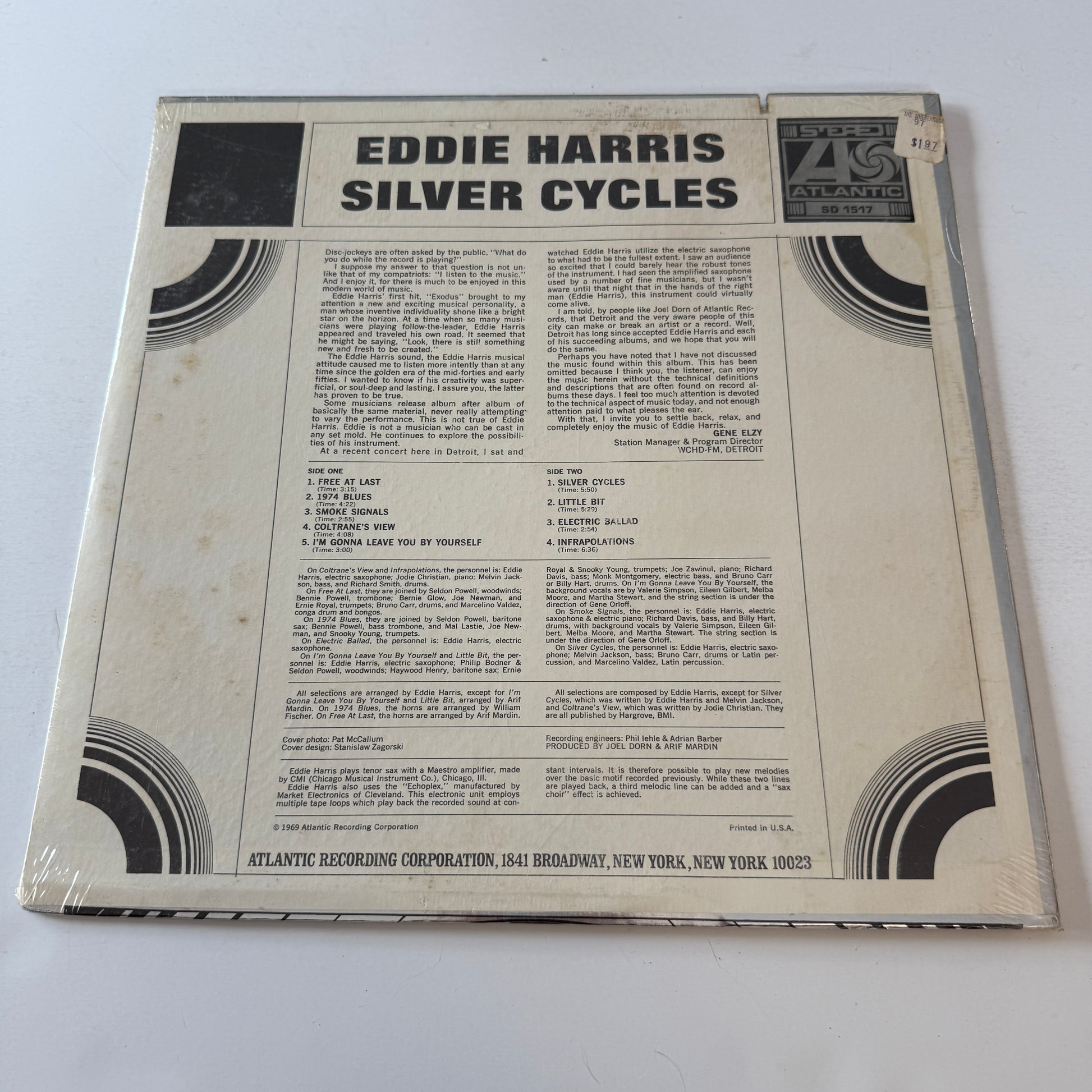 Eddie Harris Silver Cycles Used Vinyl LP M\VG+