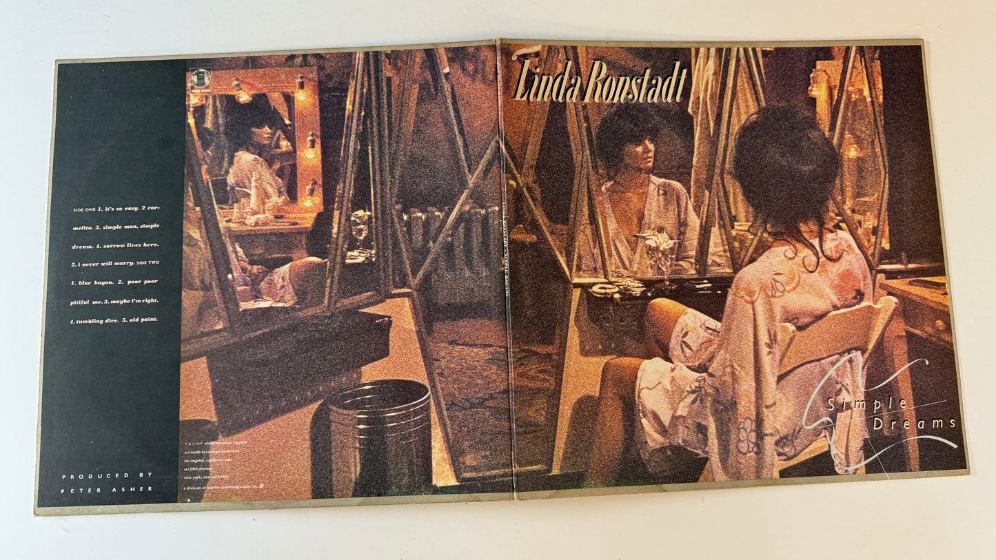 Linda Ronstadt Simple Dreams Used Vinyl LP VG\VG+