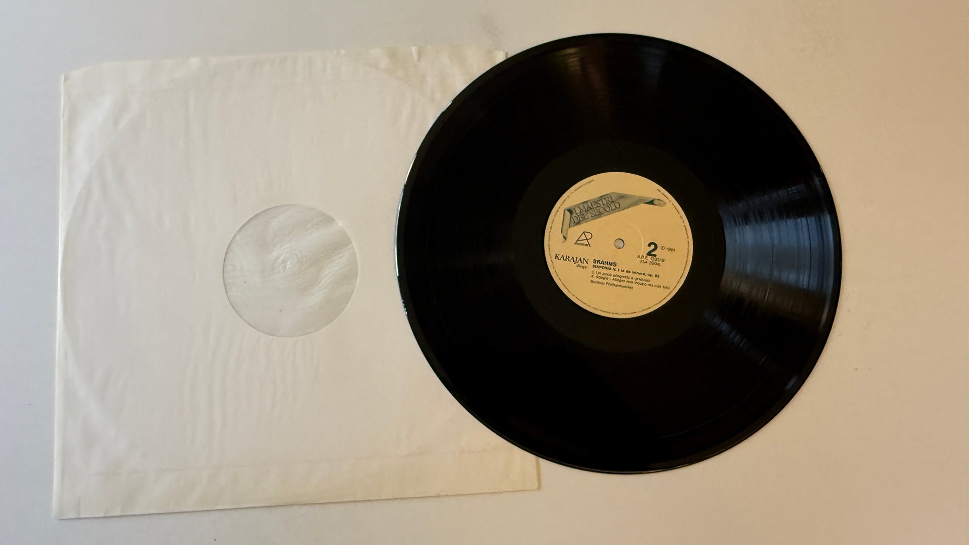 Herbert von Karajan Sinfonia N. 1 In Do Minore, Op. 68 Used Vinyl LP VG+\VG+