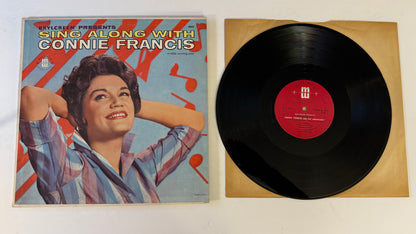 Connie Francis Sing Along With Connie Francis Used Vinyl LP VG+\VG