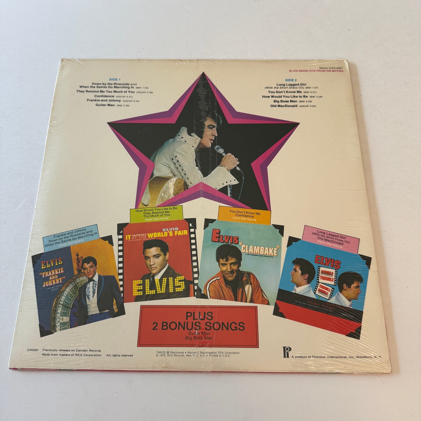 Elvis Presley Sings Hits From His Movies, Volume 1 Used Vinyl Box Set VG\NM