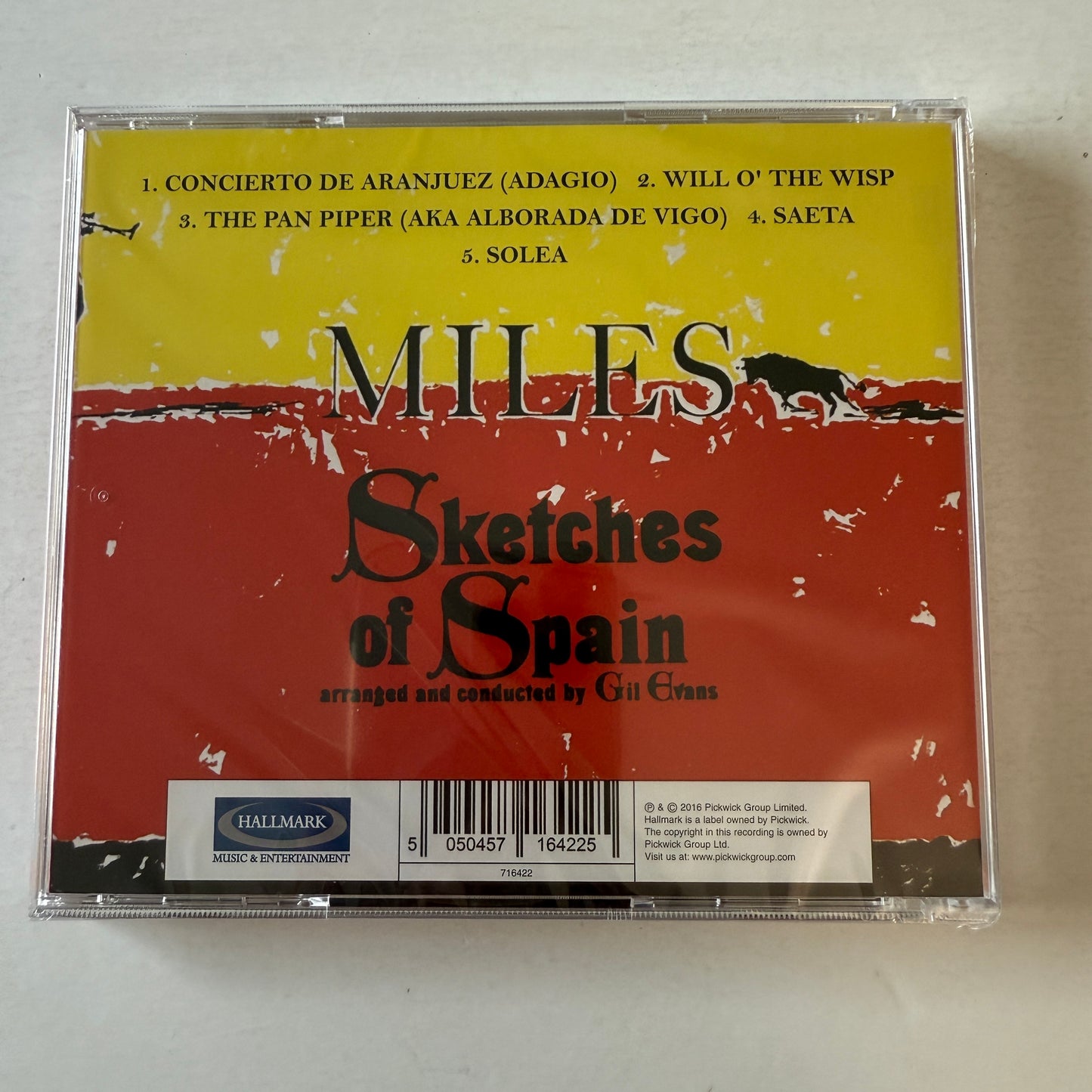 Miles Davis Sketches of Spain New Sealed CD M\VG