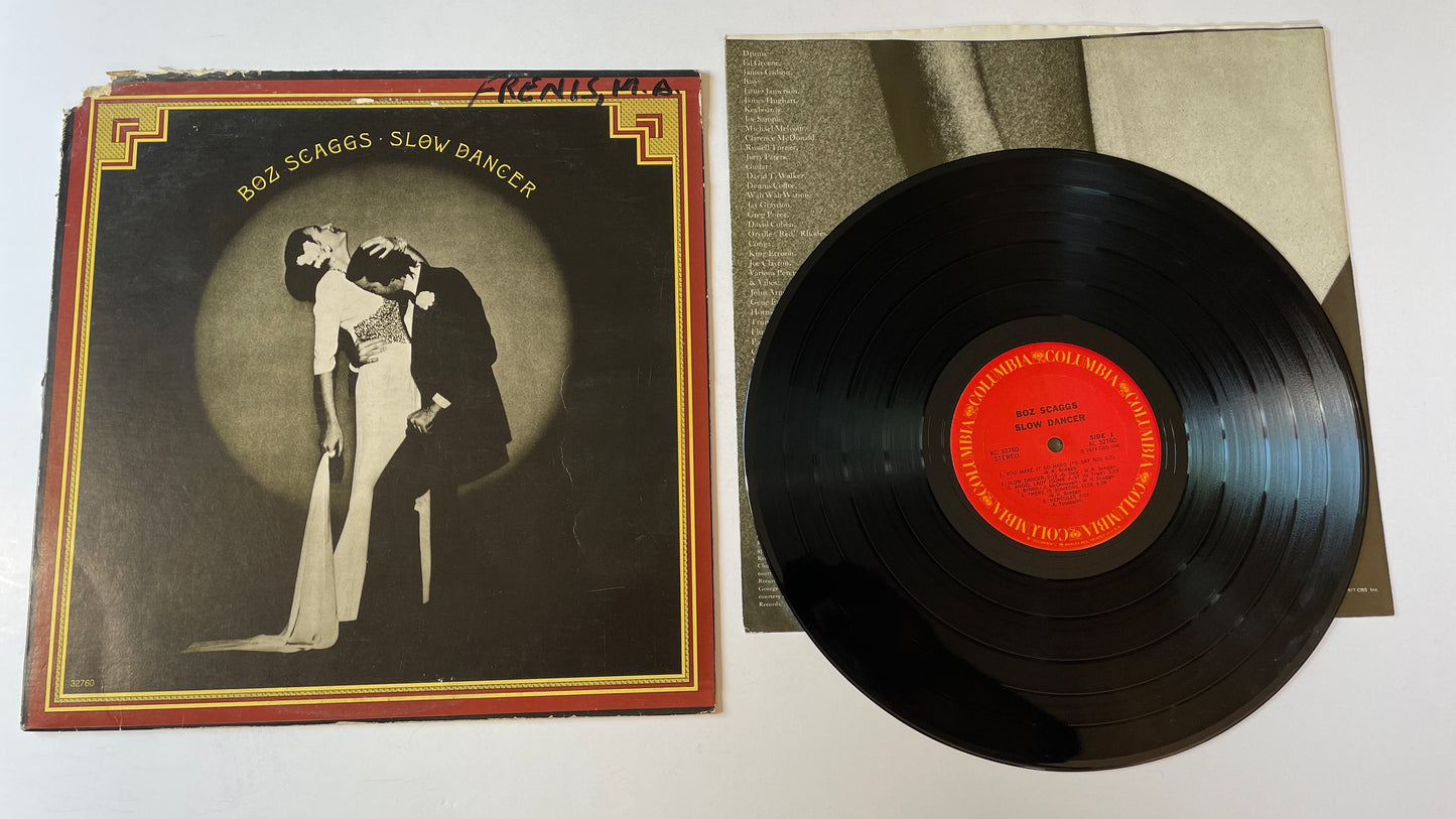 Boz Scaggs Slow Dancer Used Vinyl LP VG+\G+