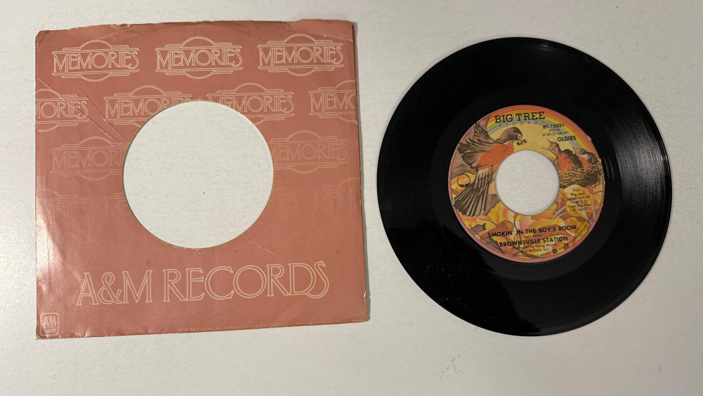 Brownsville Station Smokin' In The Boy's Room/I'm The Leader Of The Gang Used 45 RPM 7" Vinyl VG+\