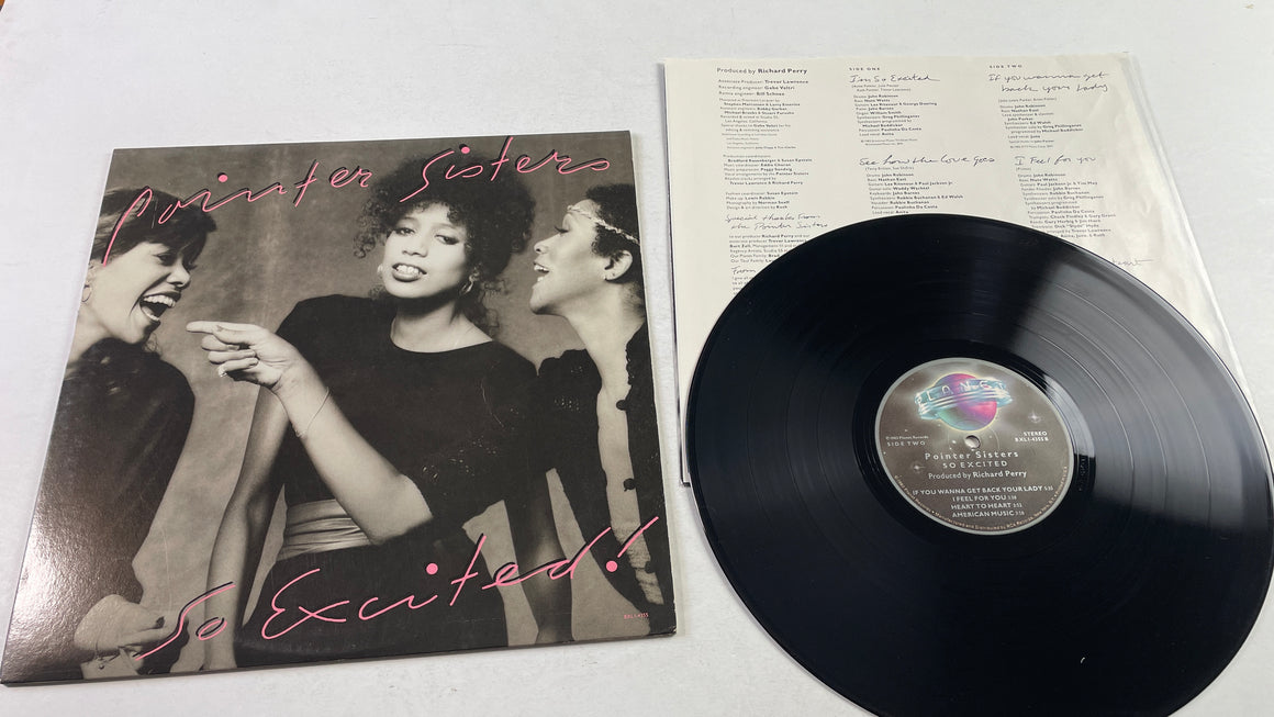 Pointer Sisters So Excited! Used Vinyl LP VG+\VG+