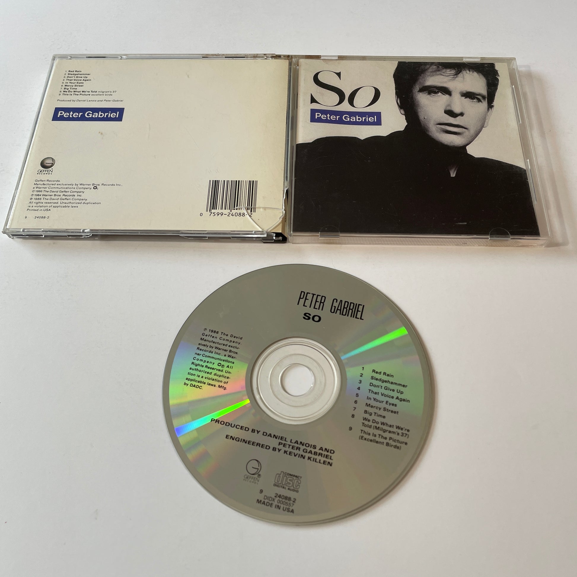 Peter Gabriel So Used CD VG\VG