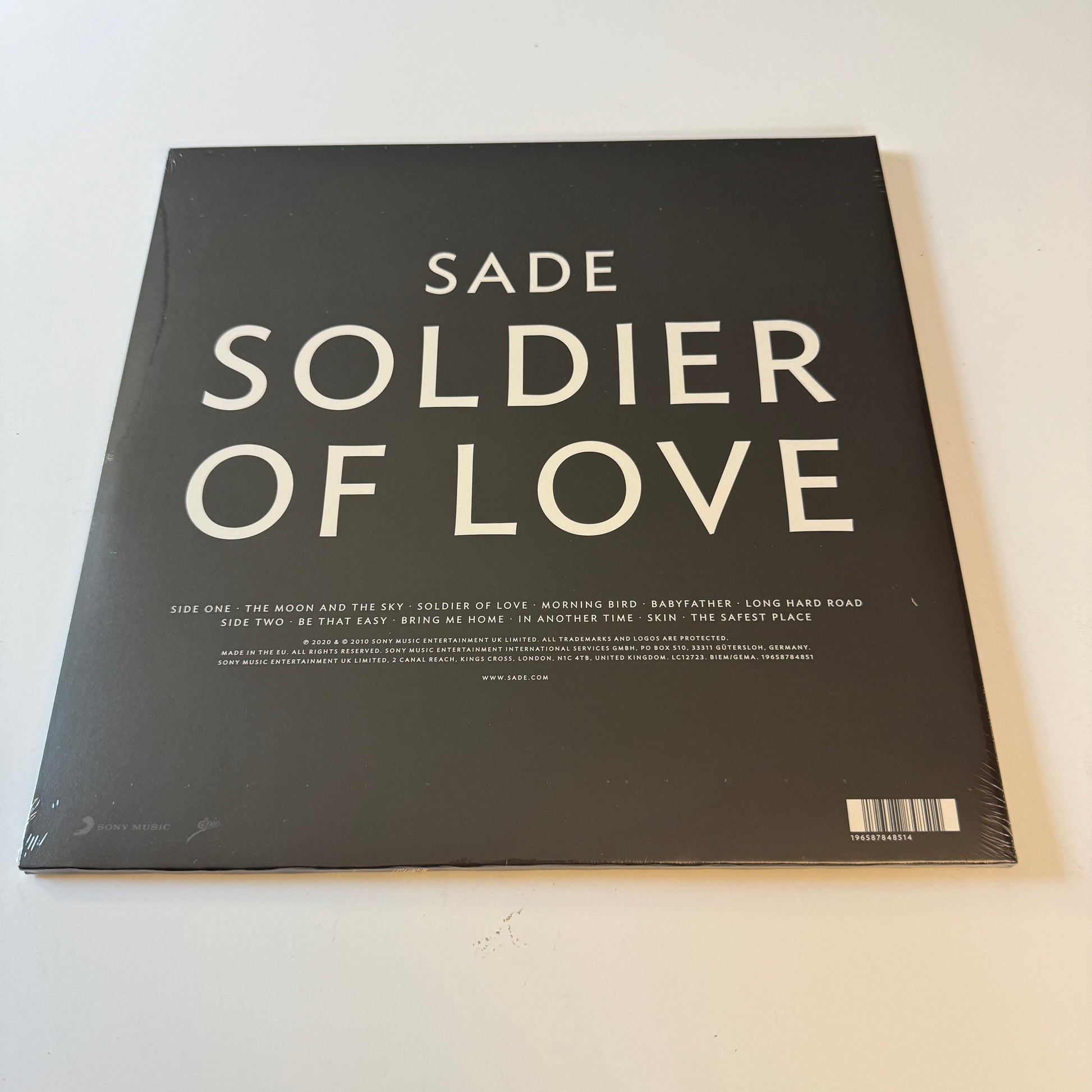 Sade Soldier Of Love New Vinyl LP M\M