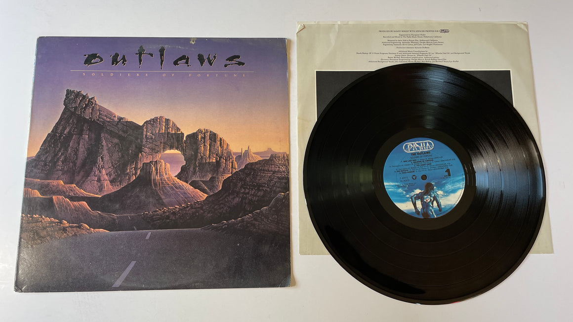 Outlaws Soldiers Of Fortune Used Vinyl LP VG+\VG