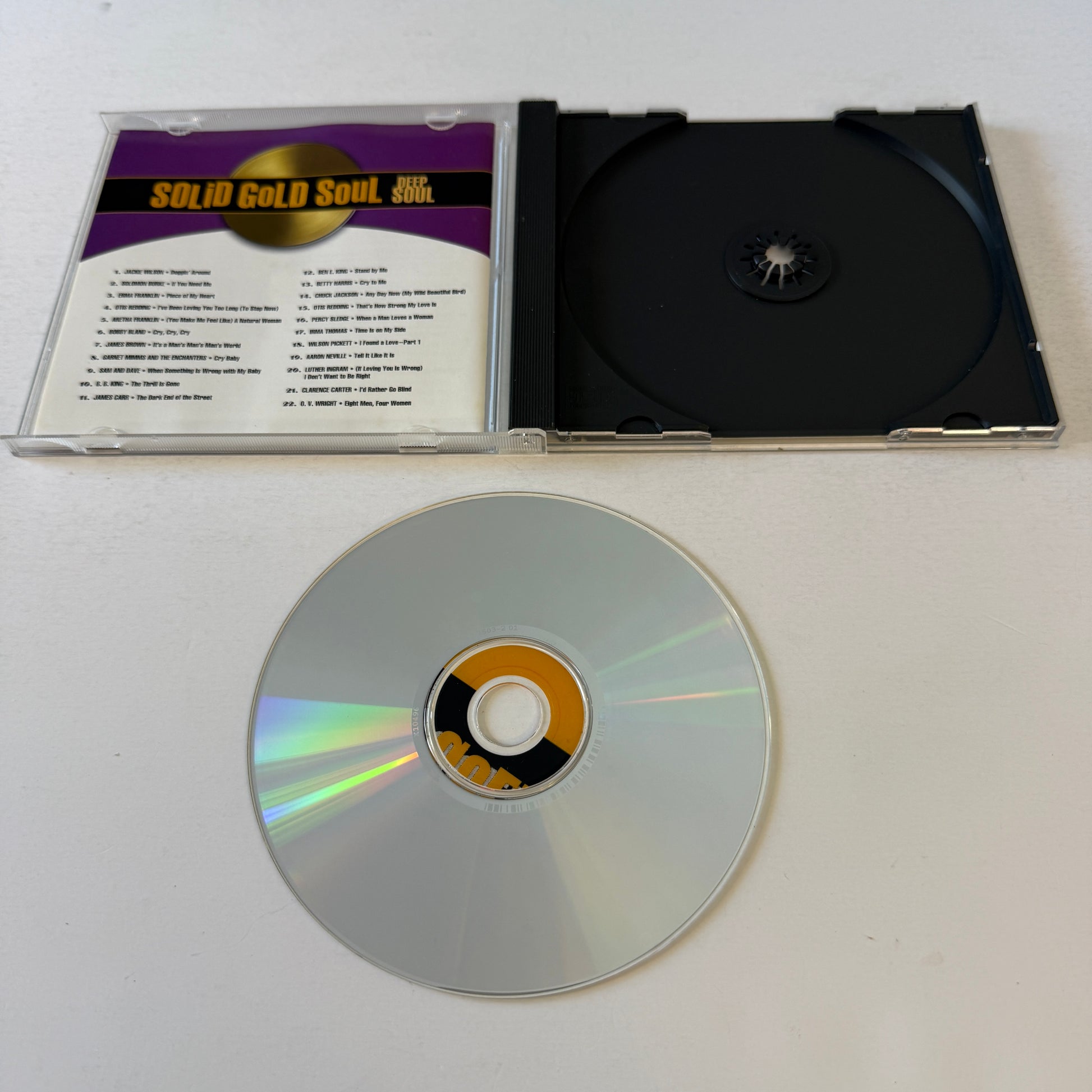 Various Solid Gold Soul Deep Soul Used CD VG+\VG+