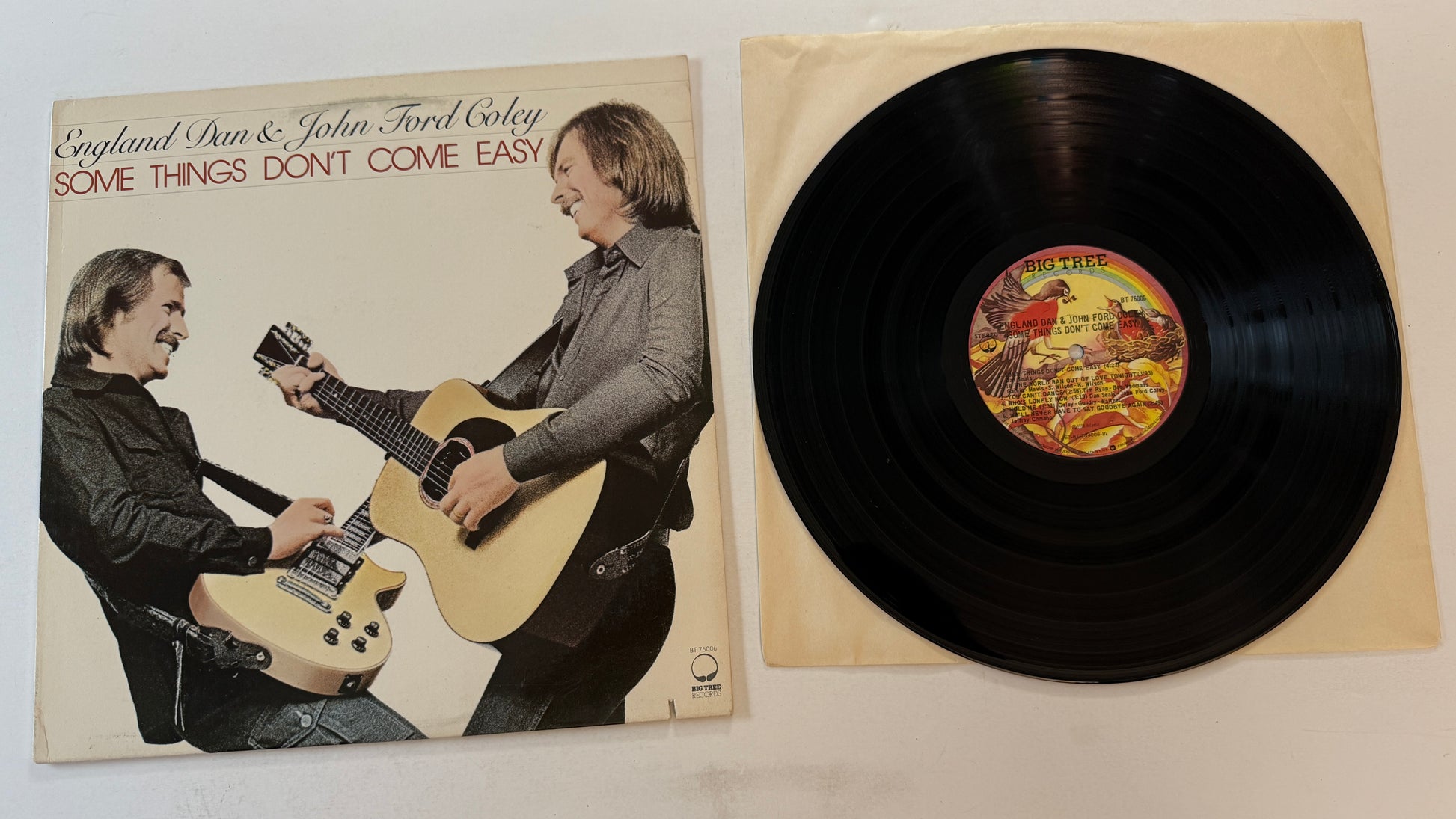 England Dan & John Ford Coley Some Things Don't Come Easy Used Vinyl LP VG+\VG