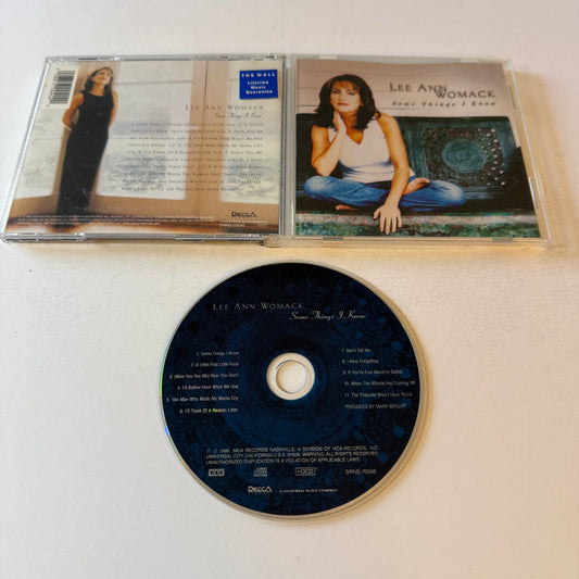 Lee Ann Womack Some Things I Know Used CD VG+\VG+