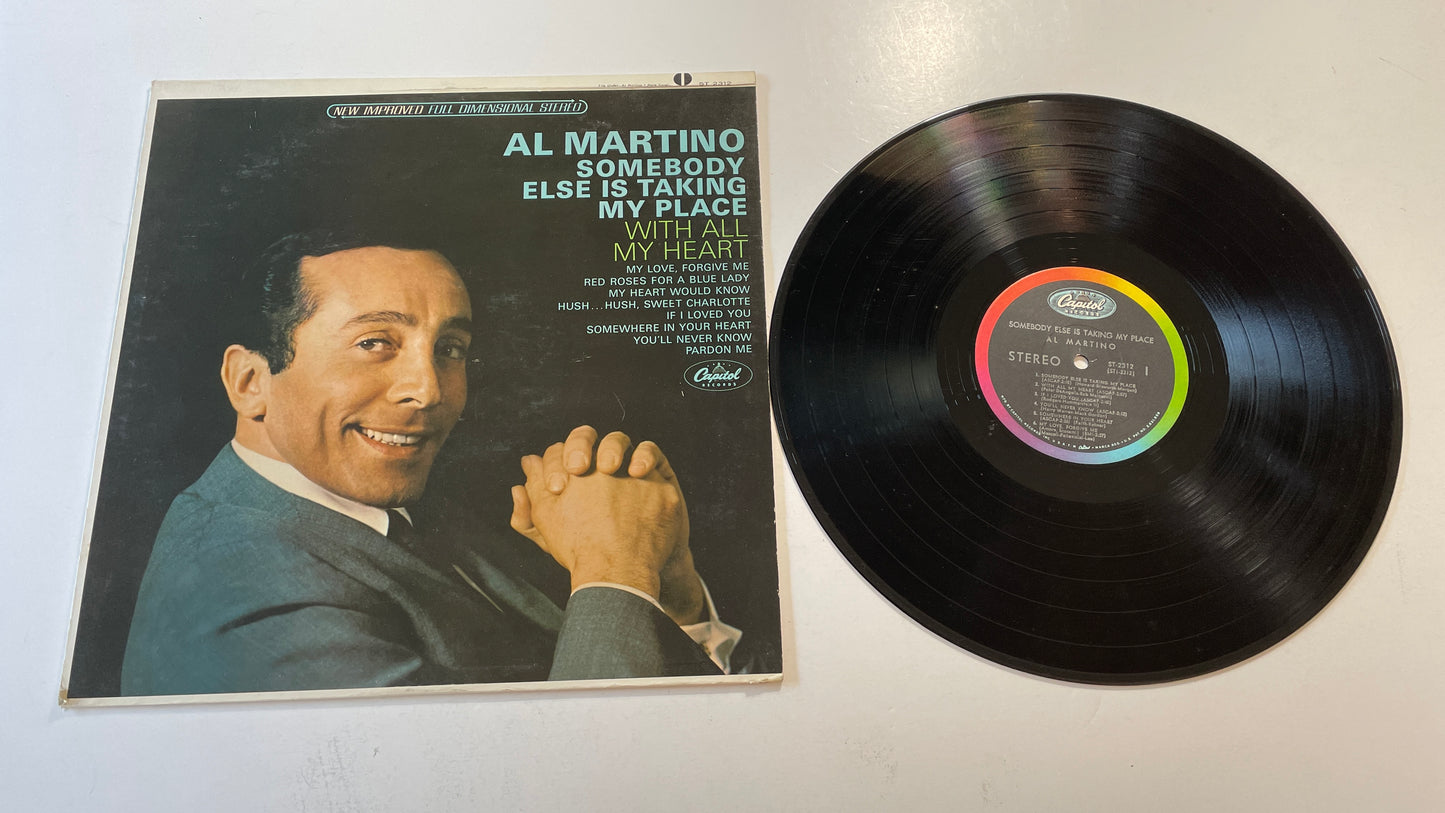 Al Martino Somebody Else Is Taking My Place Used Vinyl LP VG+\VG+