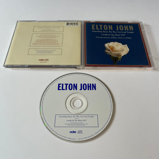 Elton John Something About The Way You Look Tonight / Candle In The Wind 1997 Used CD Single VG+\VG+