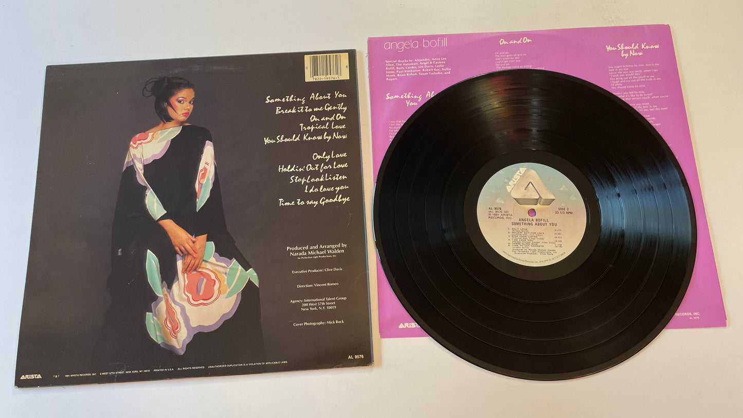 Angela Bofill Something About You Used Vinyl LP VG+\VG