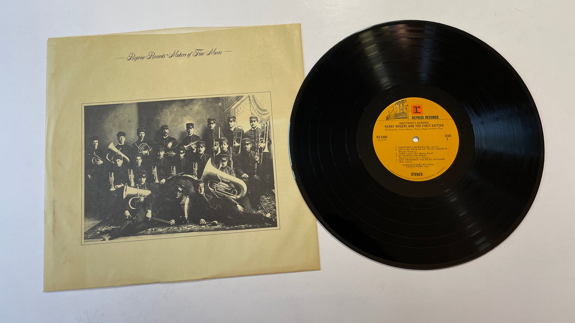 Kenny Rogers & The First Edition Something's Burning Used Vinyl LP VG+\VG