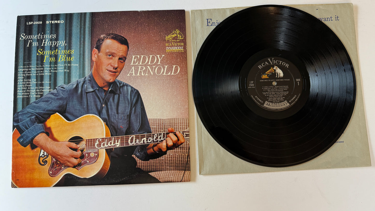 Eddy Arnold Sometimes I'm Happy, Sometimes I'm Blue Used Vinyl LP VG+\VG
