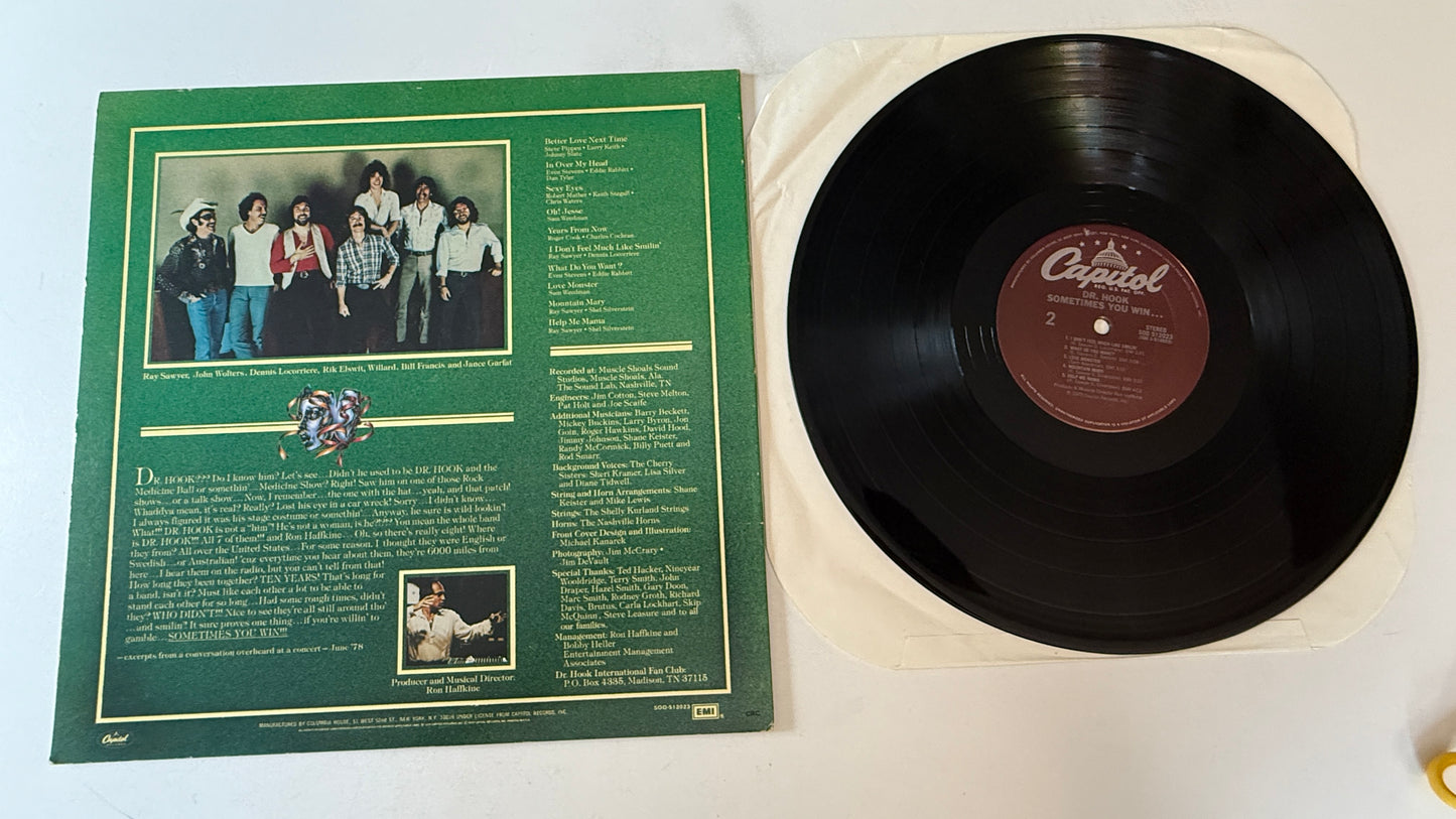 Dr. Hook Sometimes You Win Used Vinyl LP VG+\VG+