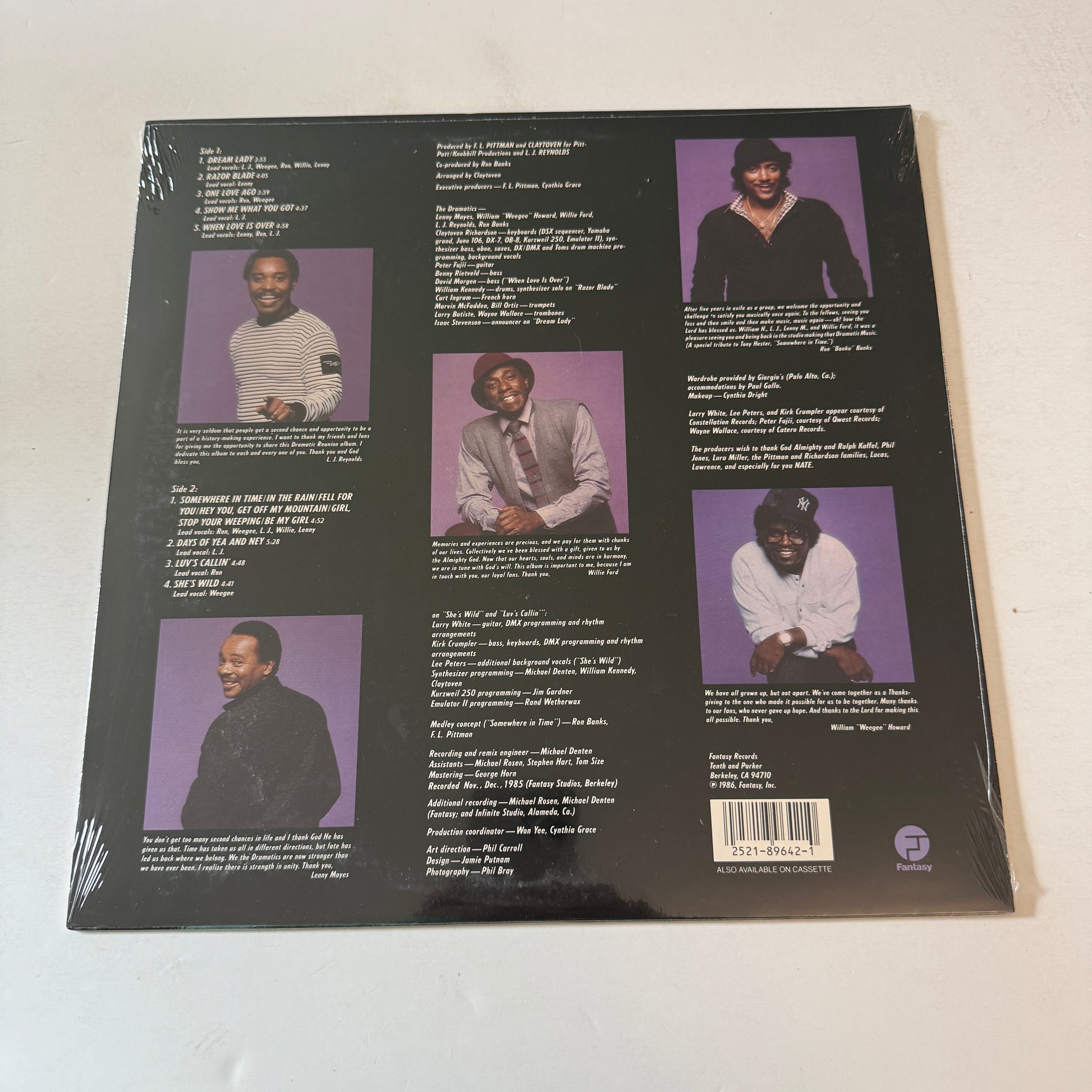 The Dramatics Somewhere In Time (A Dramatic Reunion) New Vinyl LP M\M