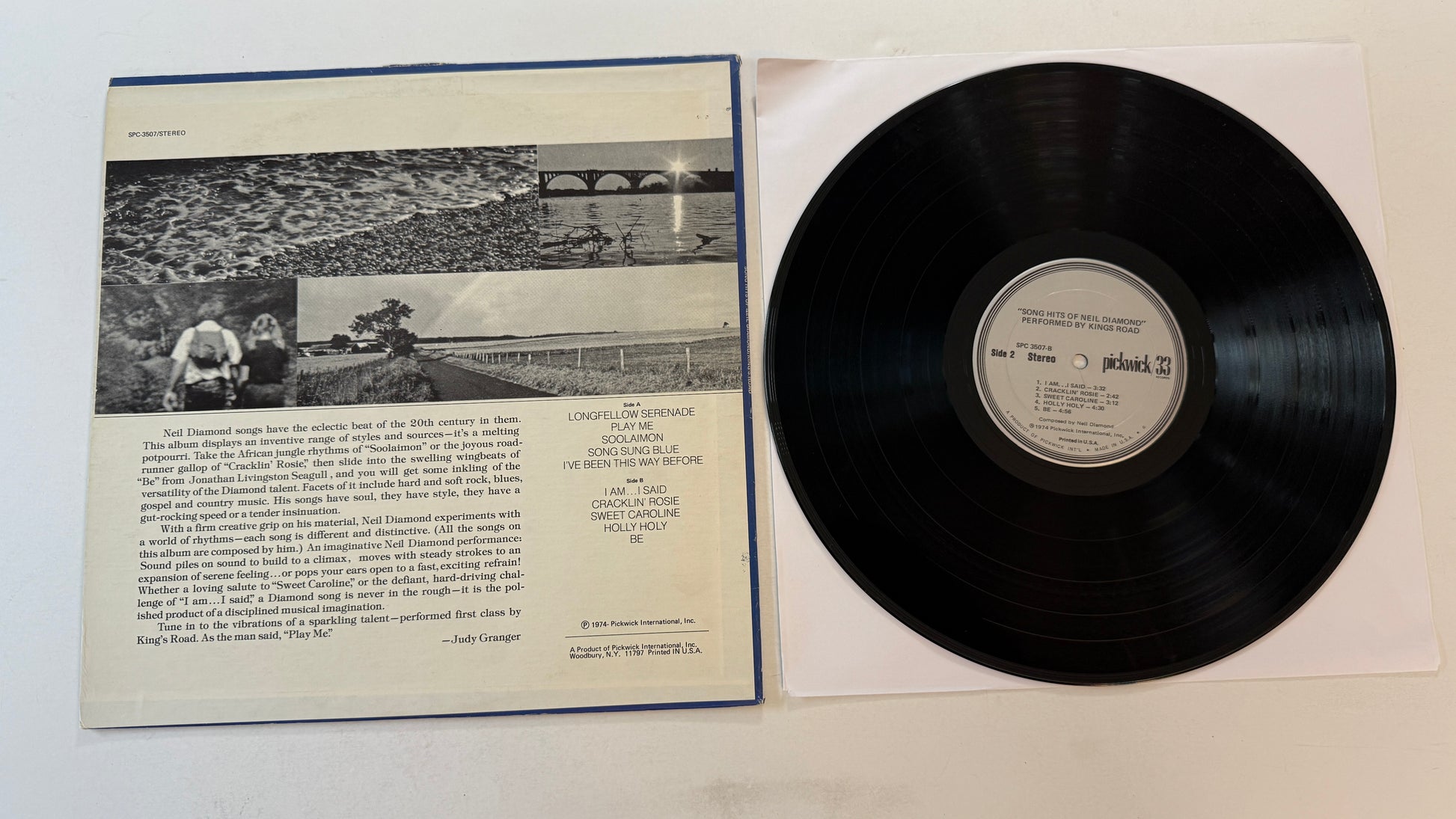 Kings Road Song Hits Of Neil Diamond Used Vinyl LP VG+\G+