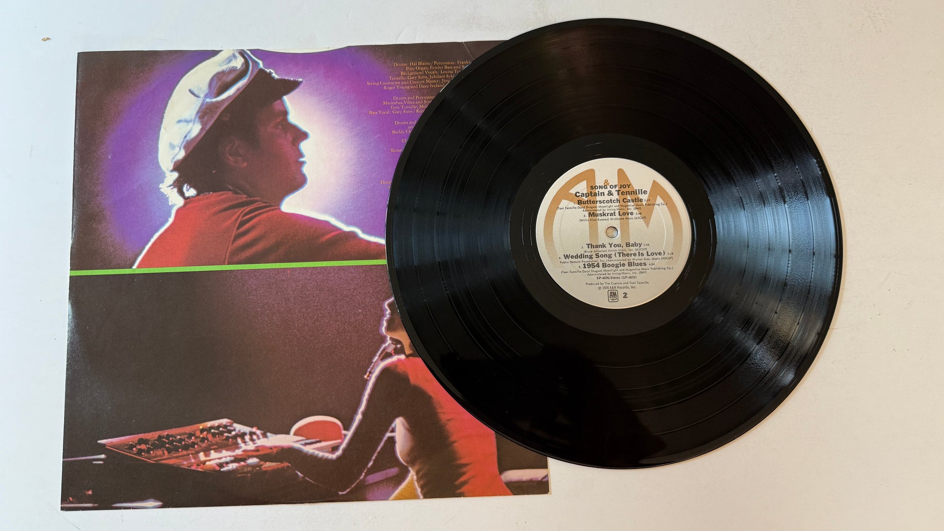 Captain And Tennille Song Of Joy Used Vinyl LP VG+\VG+