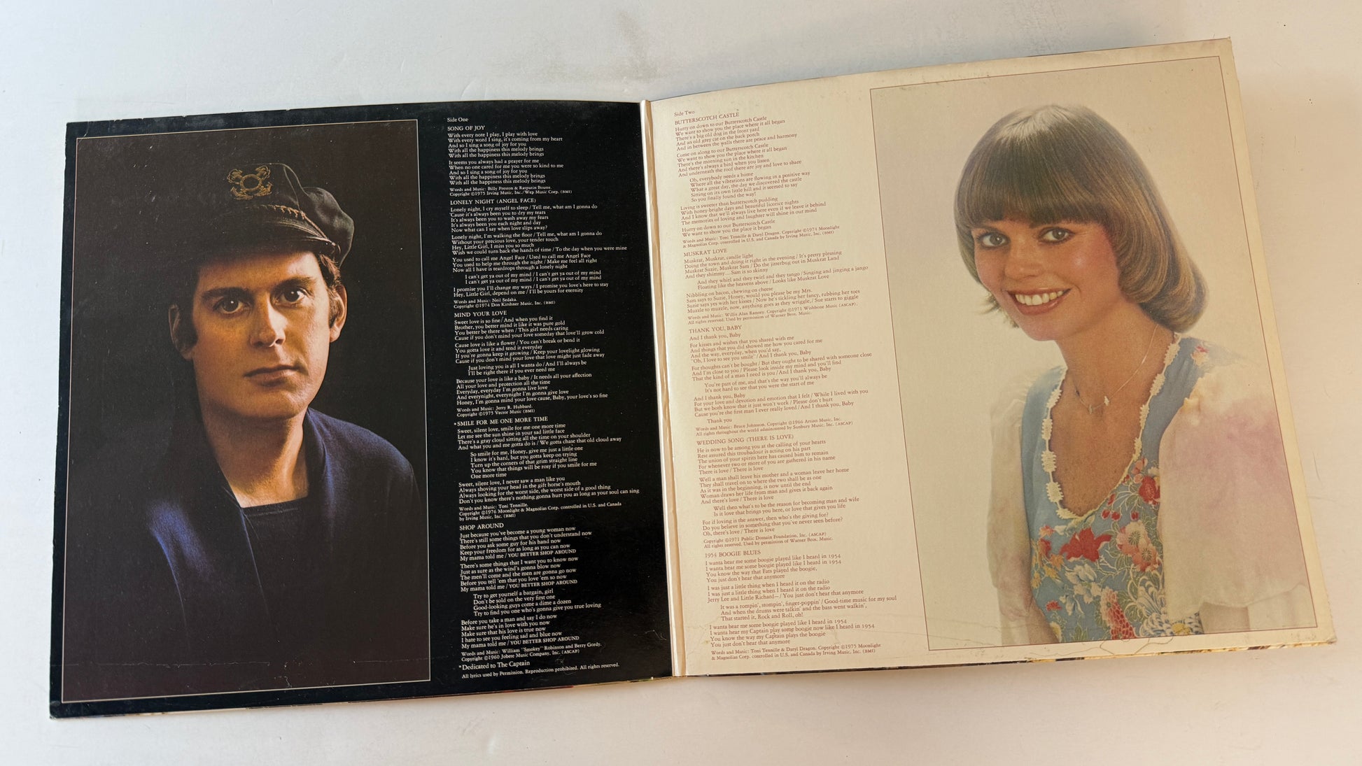 Captain And Tennille Song Of Joy Used Vinyl LP VG+\VG+