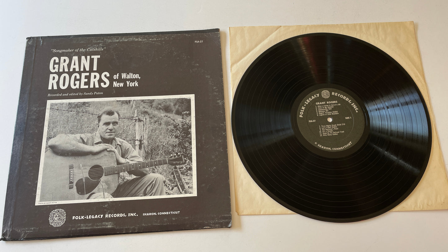 Grant Rogers Songmaker Of The Catskills Used Vinyl LP VG+\VG