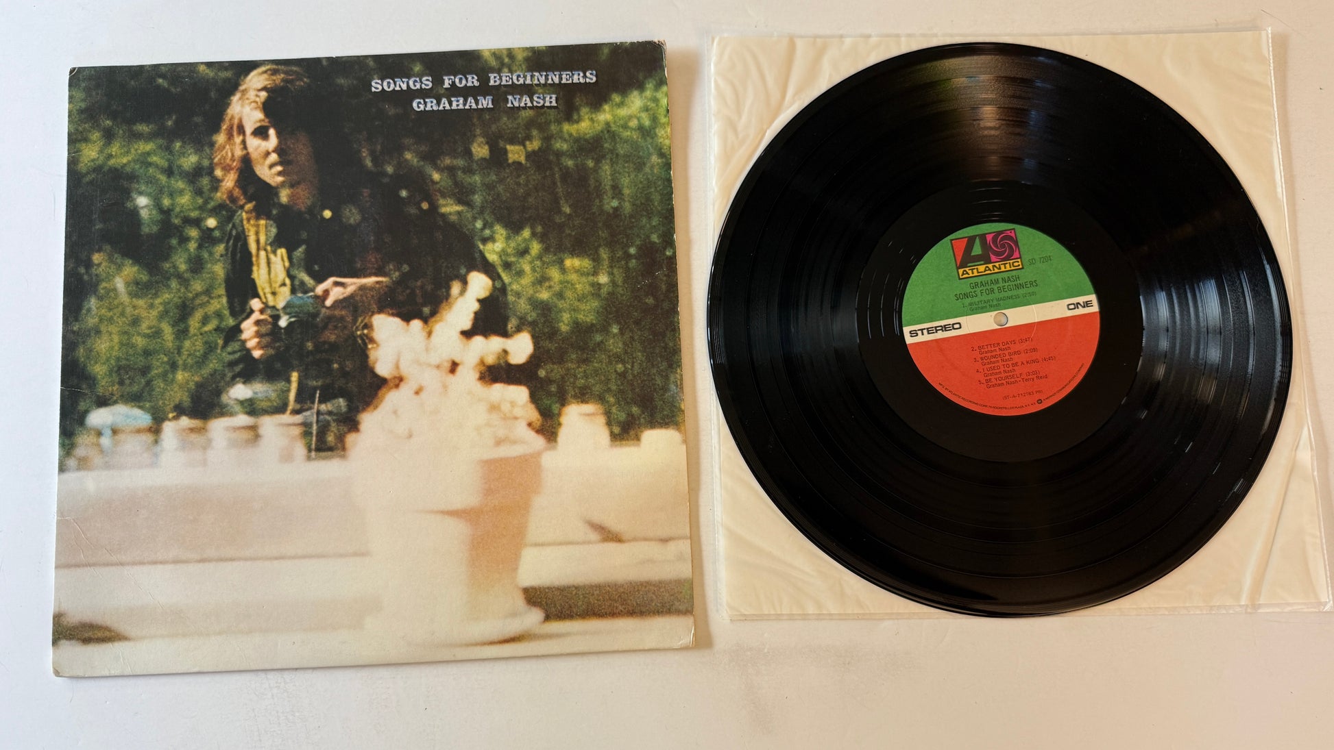 Graham Nash Songs For Beginners Used Vinyl LP VG+\VG