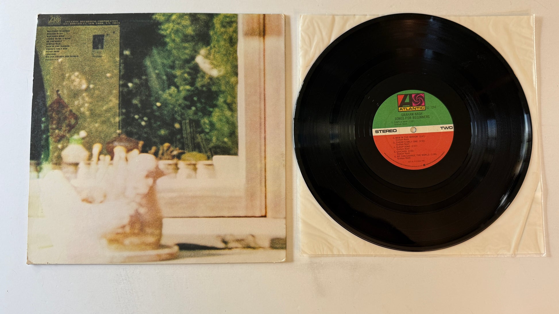 Graham Nash Songs For Beginners Used Vinyl LP VG+\VG