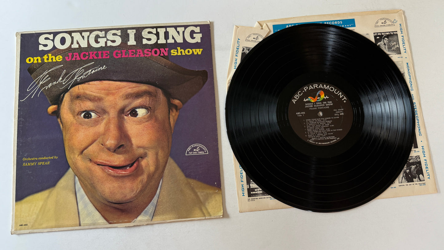 Frank Fontaine Songs I Sing On The Jackie Gleason Show Used Vinyl LP VG+\VG+