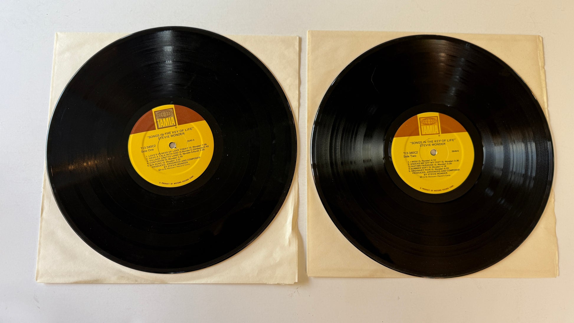 Stevie Wonder Songs In The Key Of Life NO 45!!!! Used Vinyl 2LP VG+\VG