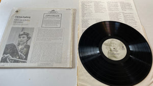 Gustav Mahler / Christa Ludwig, Philharmonia Orche Songs Of A Wayfarer & Kindertotenlieder Used Vinyl LP VG+\VG