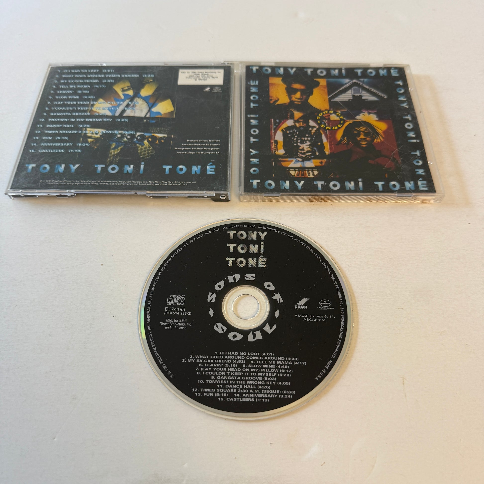 Tony! Toni! Toné! Sons Of Soul Used CD VG+\VG+