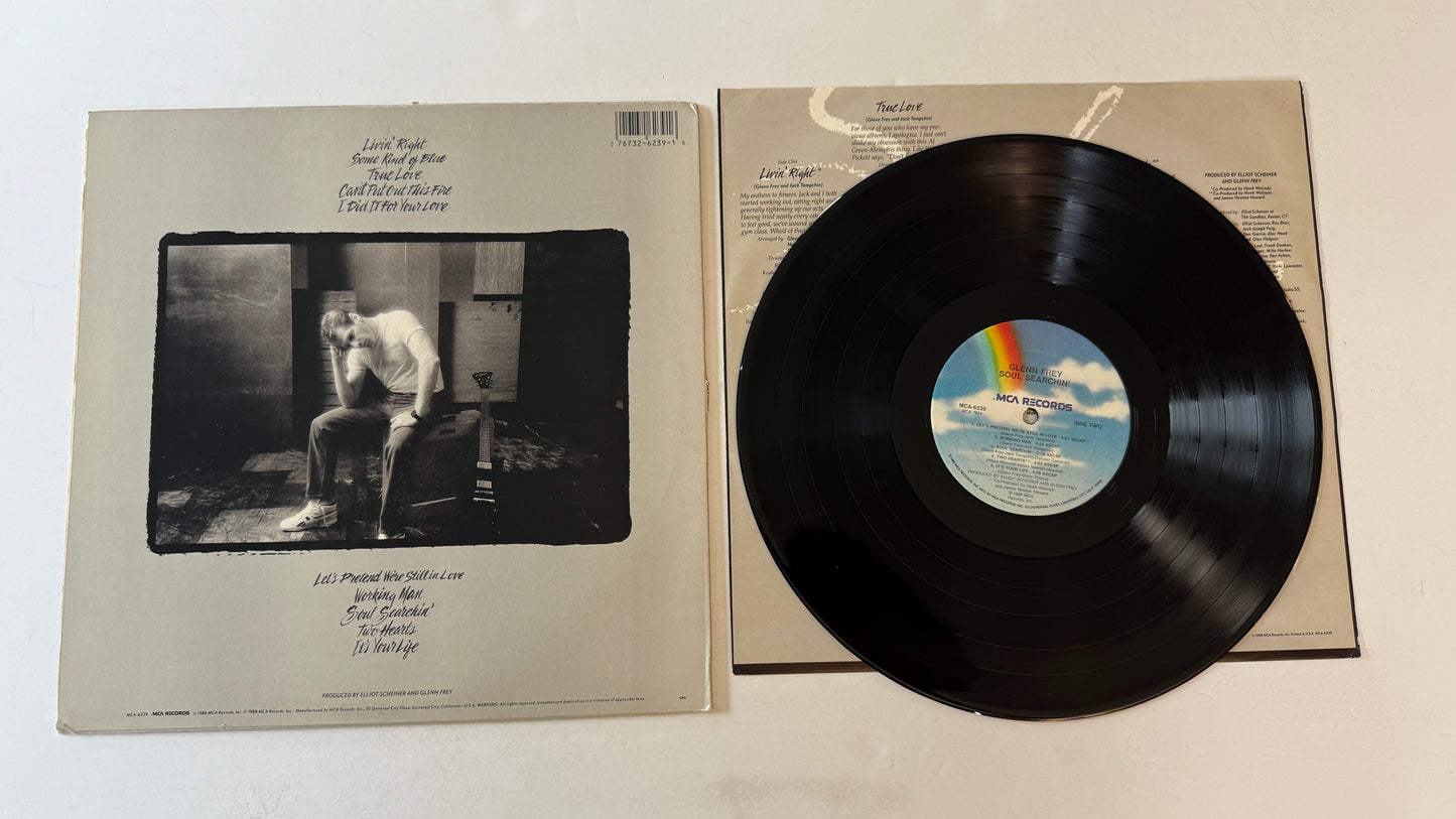 Glenn Frey Soul Searchin' Used Vinyl LP VG+\VG