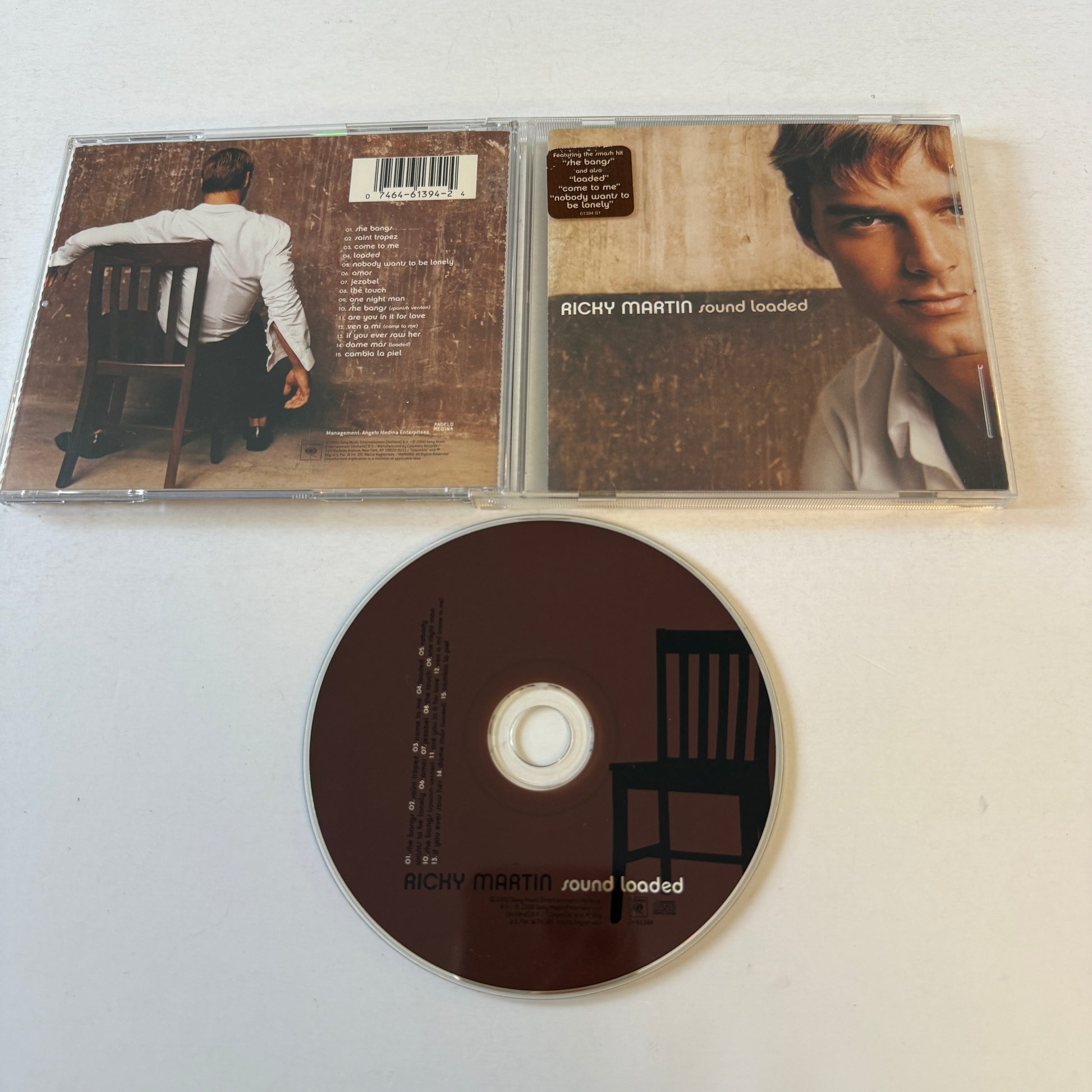 Ricky Martin Sound Loaded Used CD VG+\VG+