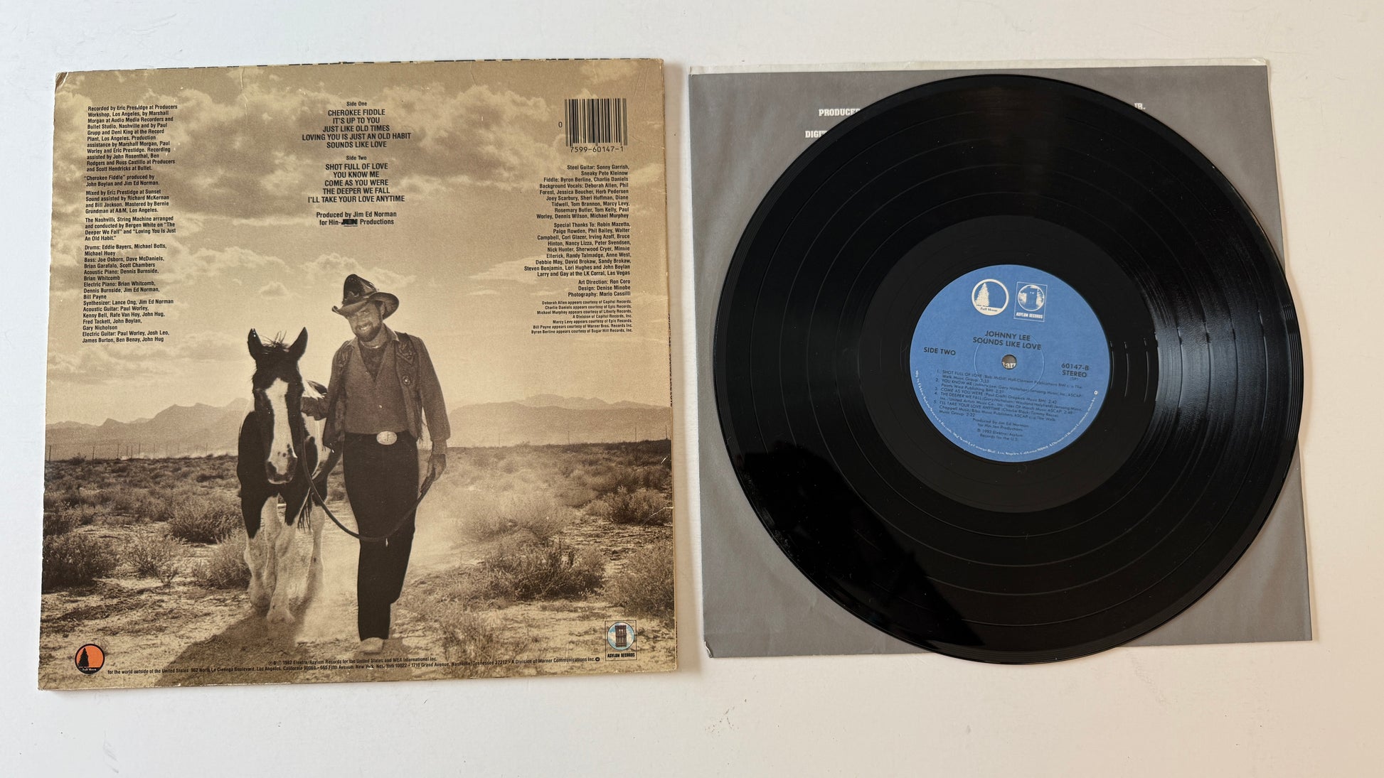 Johnny Lee Sounds Like Love Used Vinyl LP VG+\VG