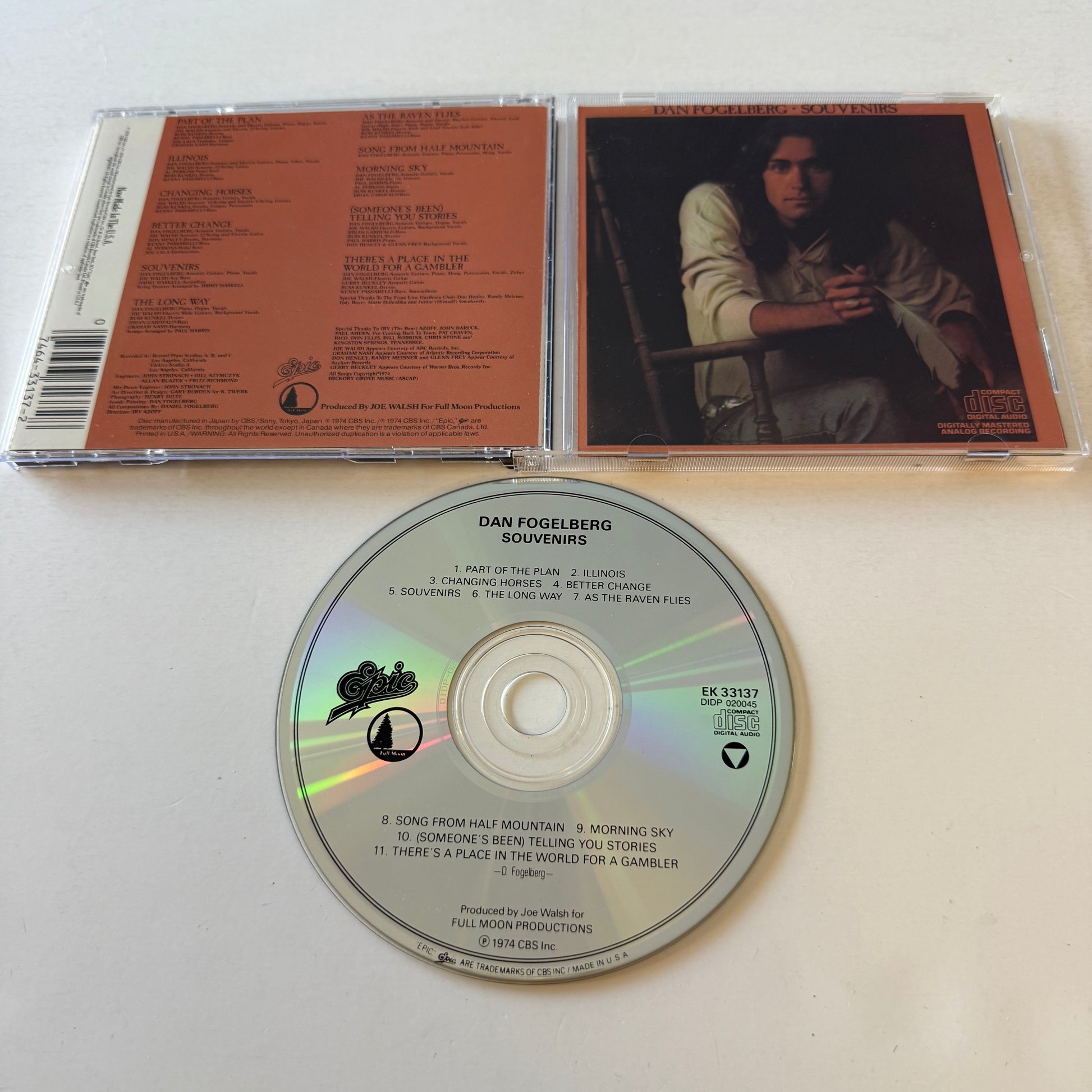 Dan Fogelberg Souvenirs Used CD VG+\VG+