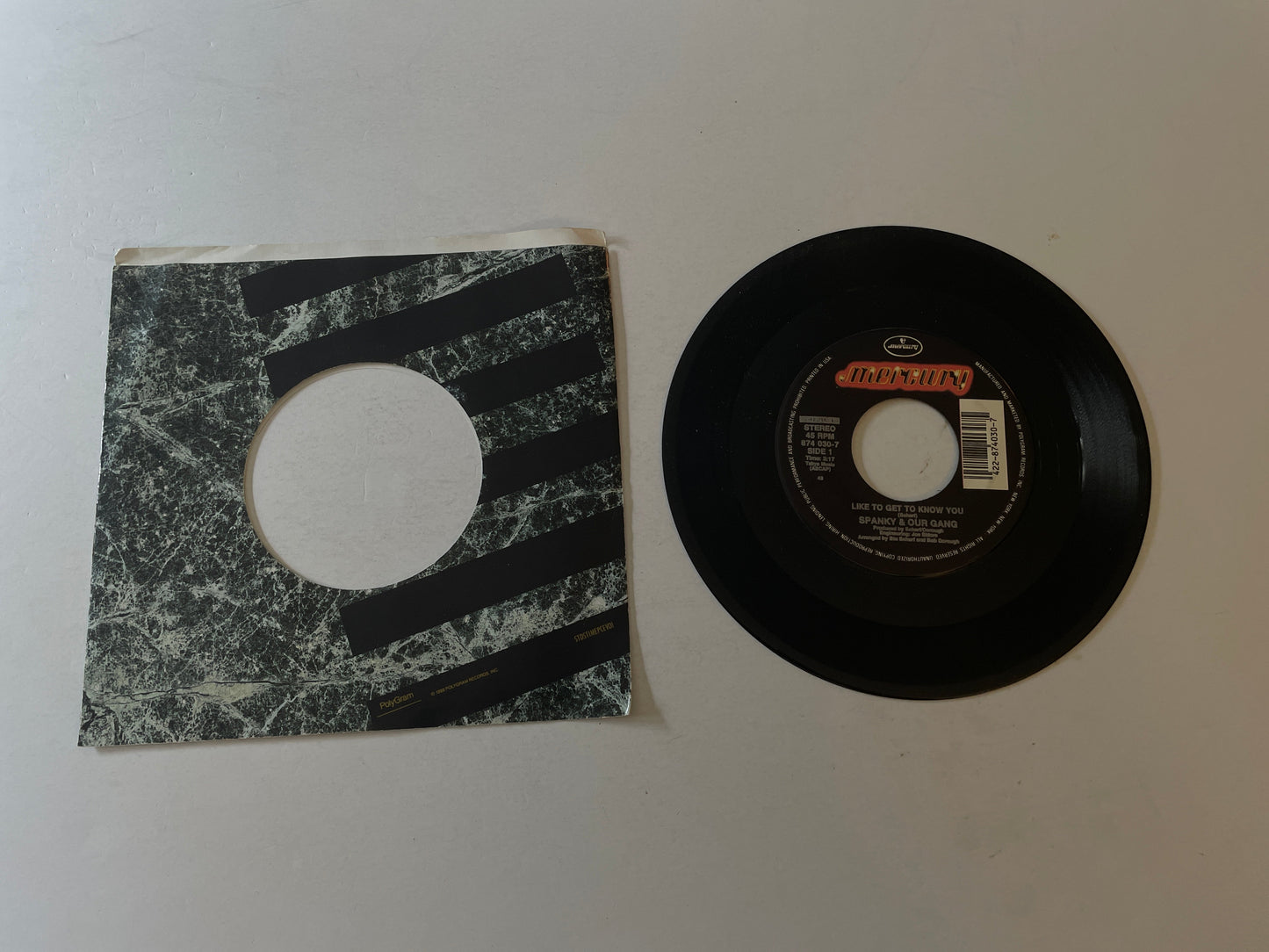 Spanky & Our Gang Like to Get To Know You / Give A Damn 7" Vinyl 45RPM VG+\VG+ Black