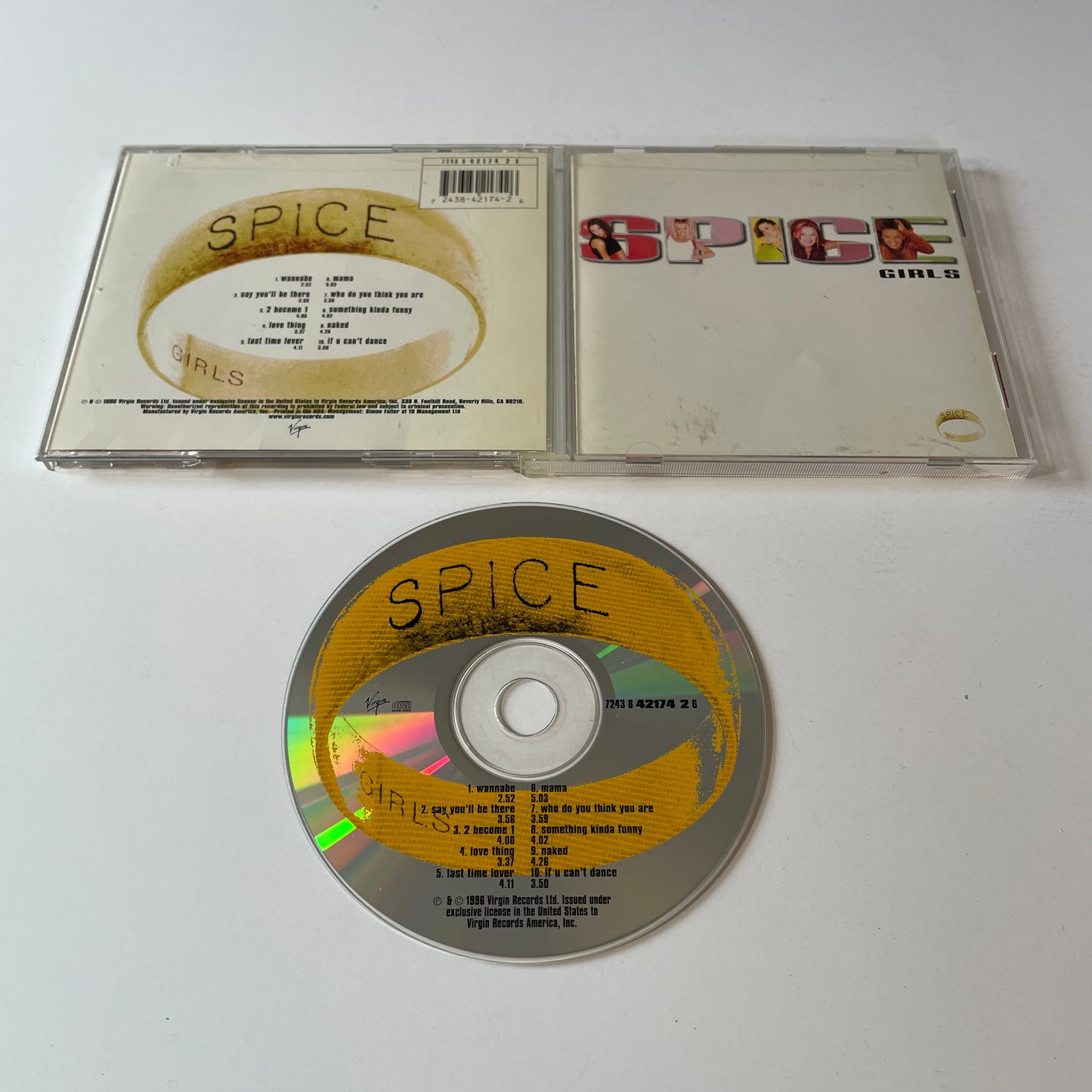 Spice Girls Spice Used CD VG+\VG+