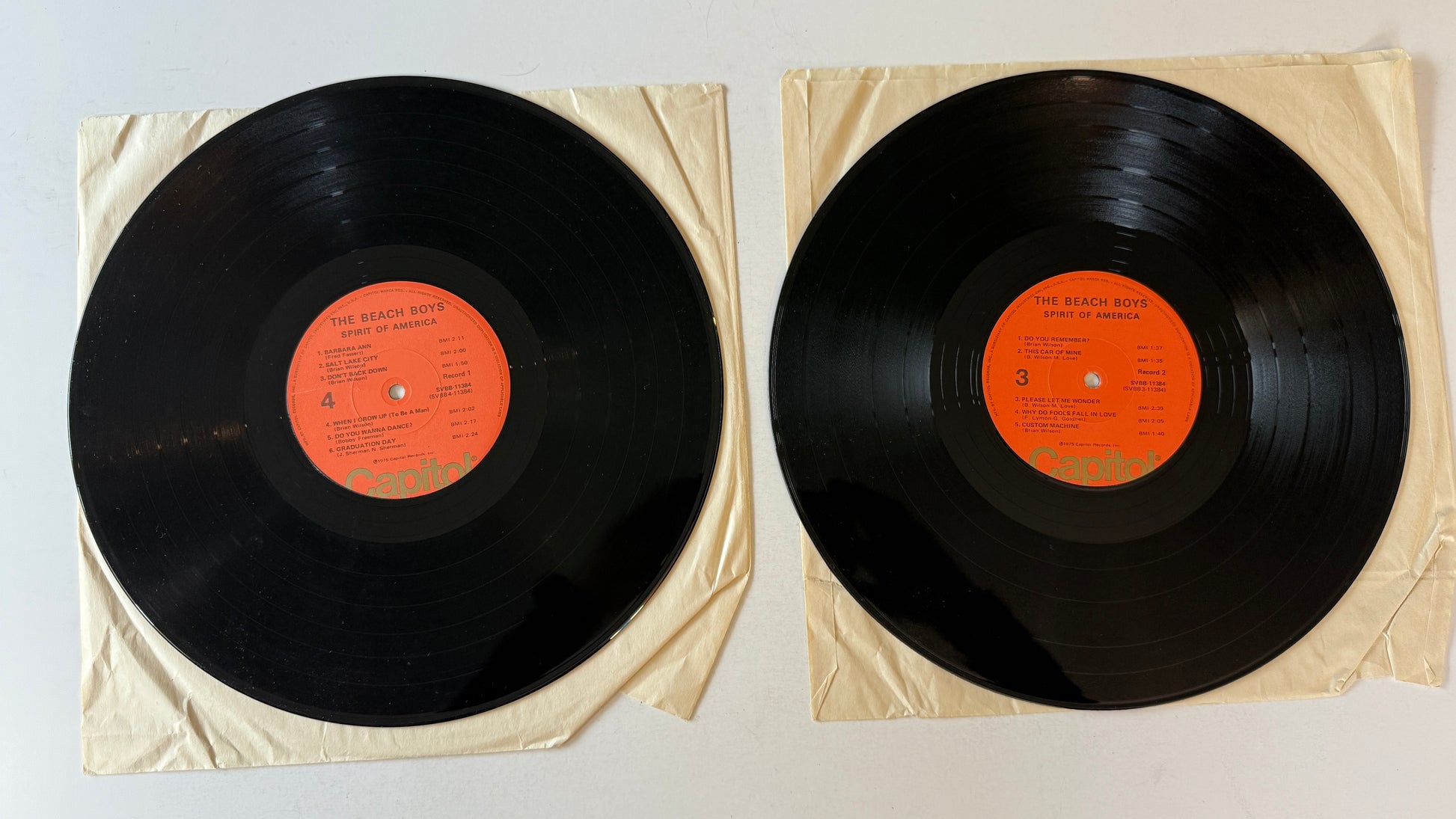 The Beach Boys Spirit Of America Used Vinyl 2LP VG+\VG