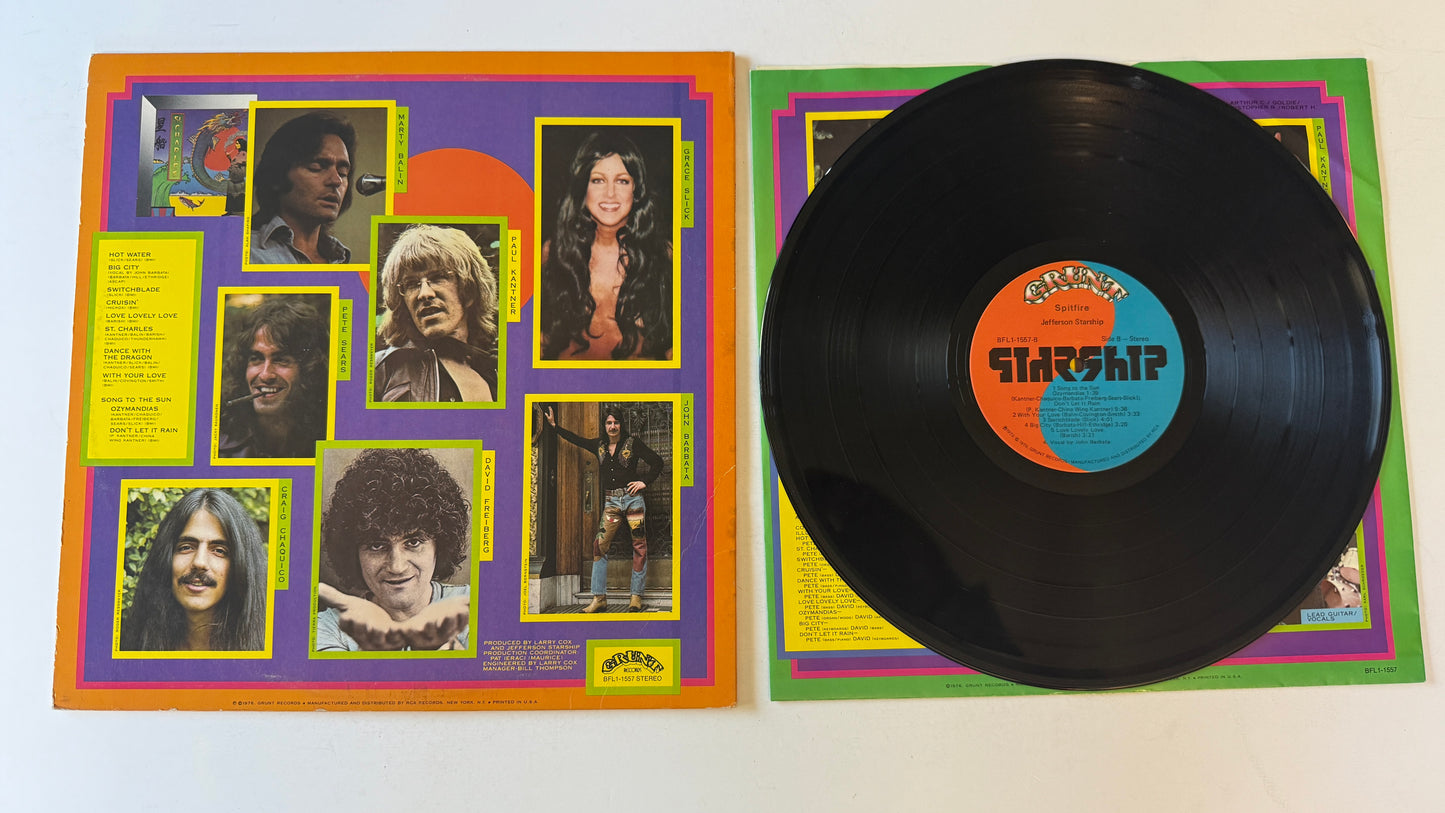 Jefferson Starship Spitfire Used Vinyl LP VG+\VG