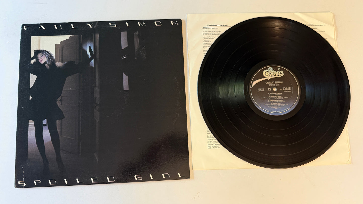 Carly Simon Spoiled Girl Used Vinyl LP VG+\VG+