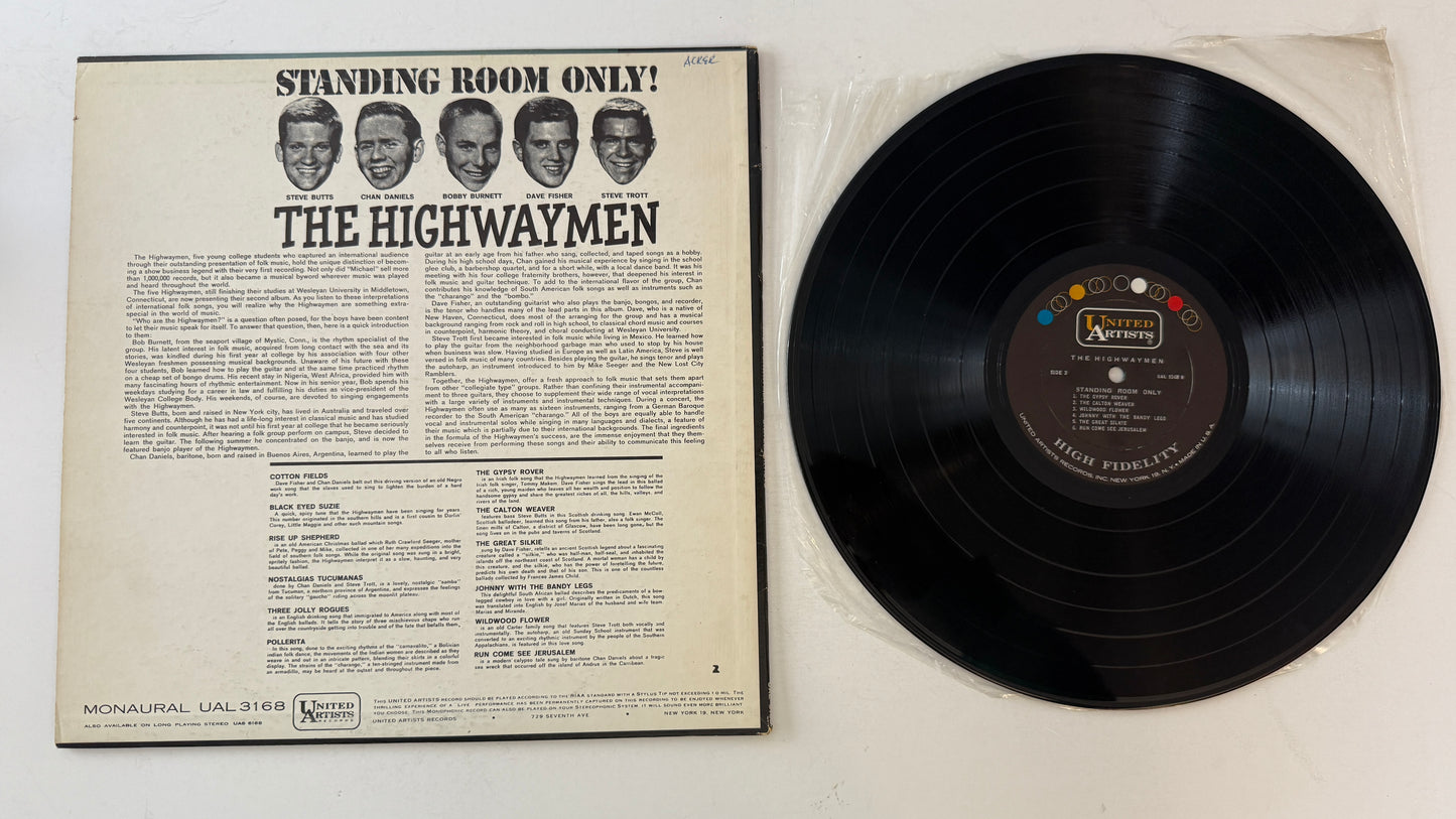 Highwaymen Standing Room Only! Used Vinyl LP VG+\VG