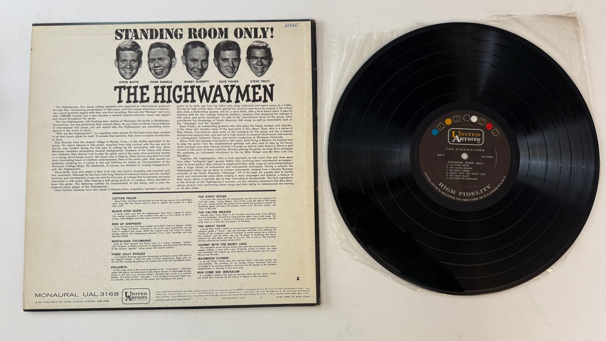 Highwaymen Standing Room Only! Used Vinyl LP VG+\VG