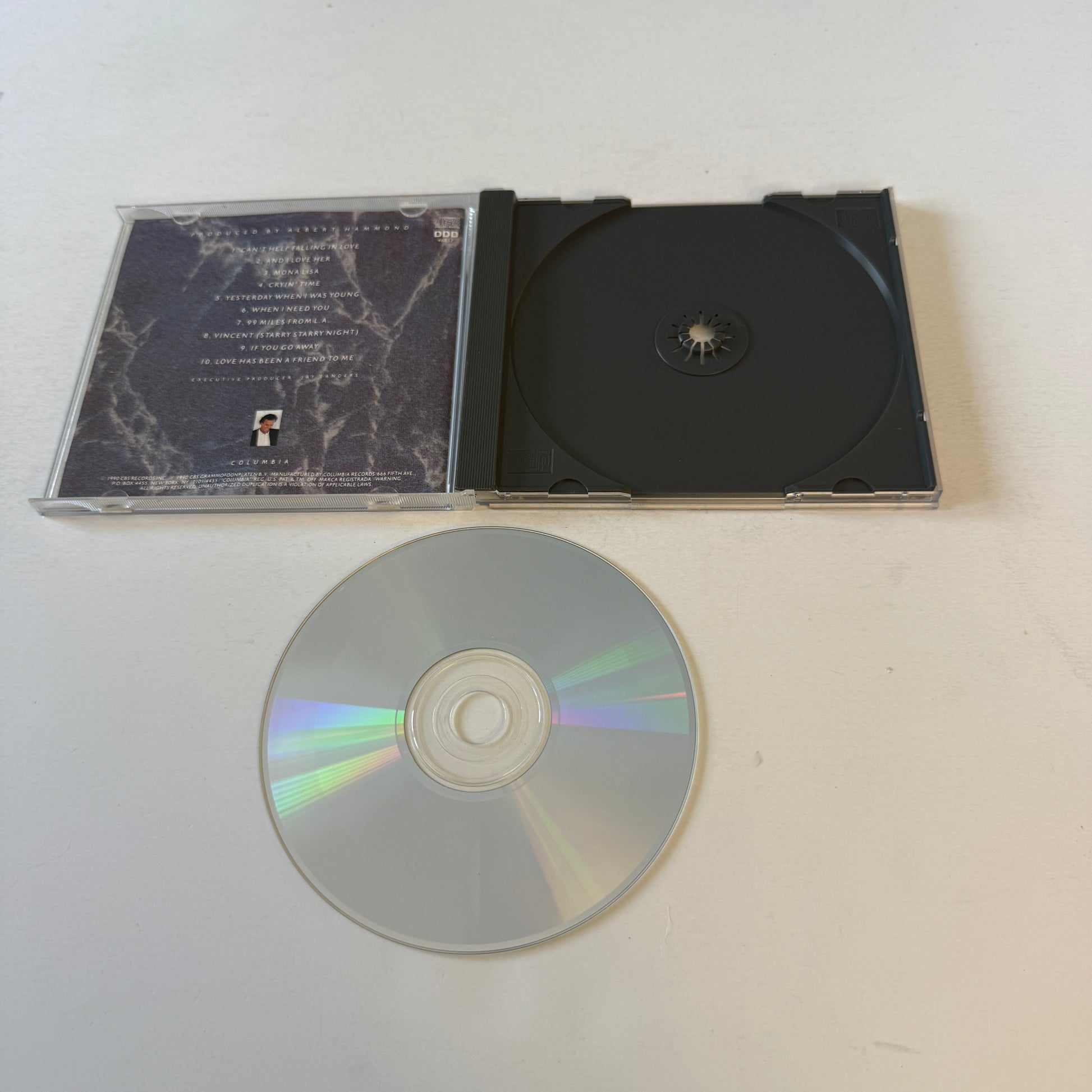 Julio Iglesias Starry Night Used CD VG+\VG+