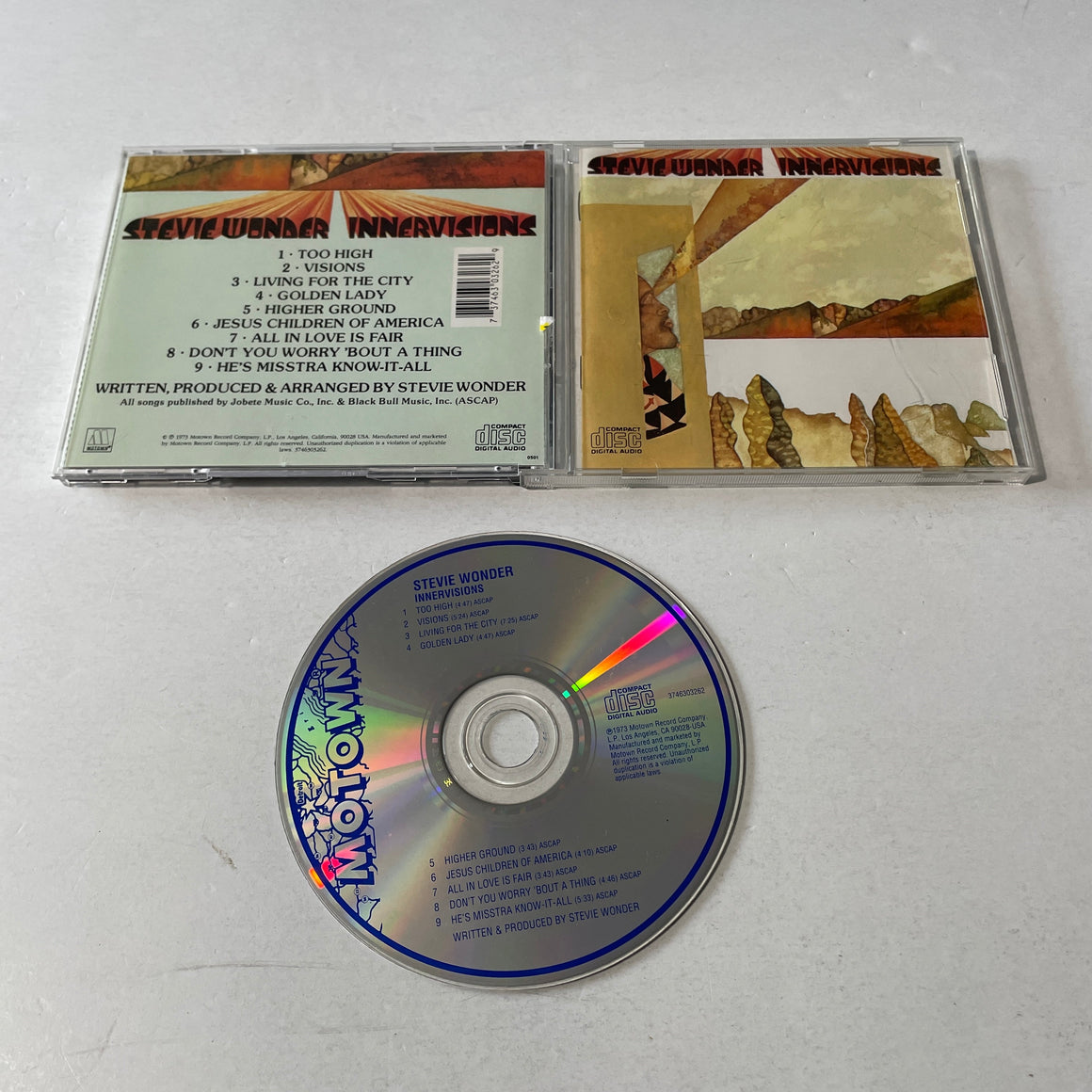Stevie Wonder Innervisions Used CD VG+\VG+