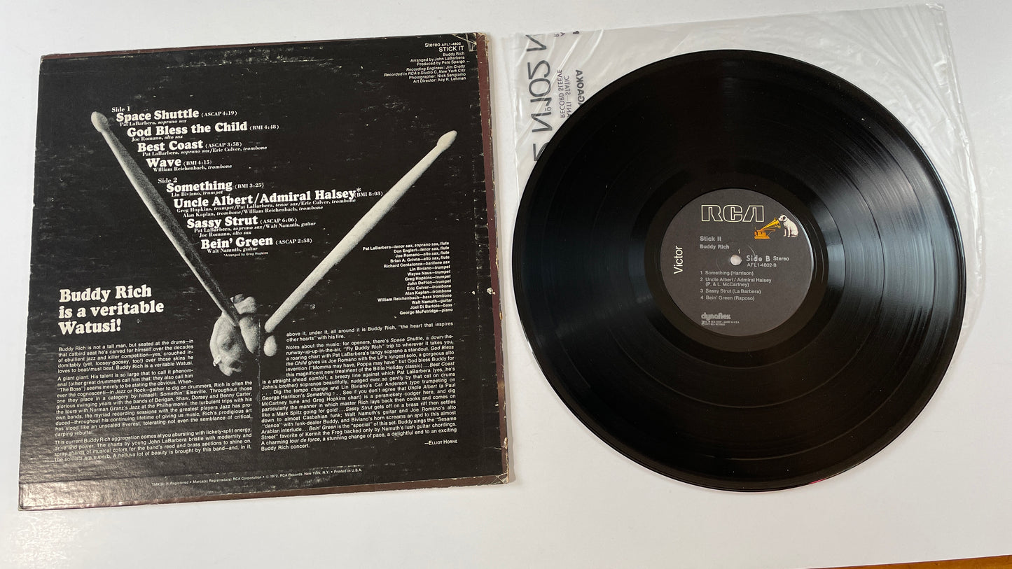 Buddy Rich Stick It Used Vinyl LP VG+\VG