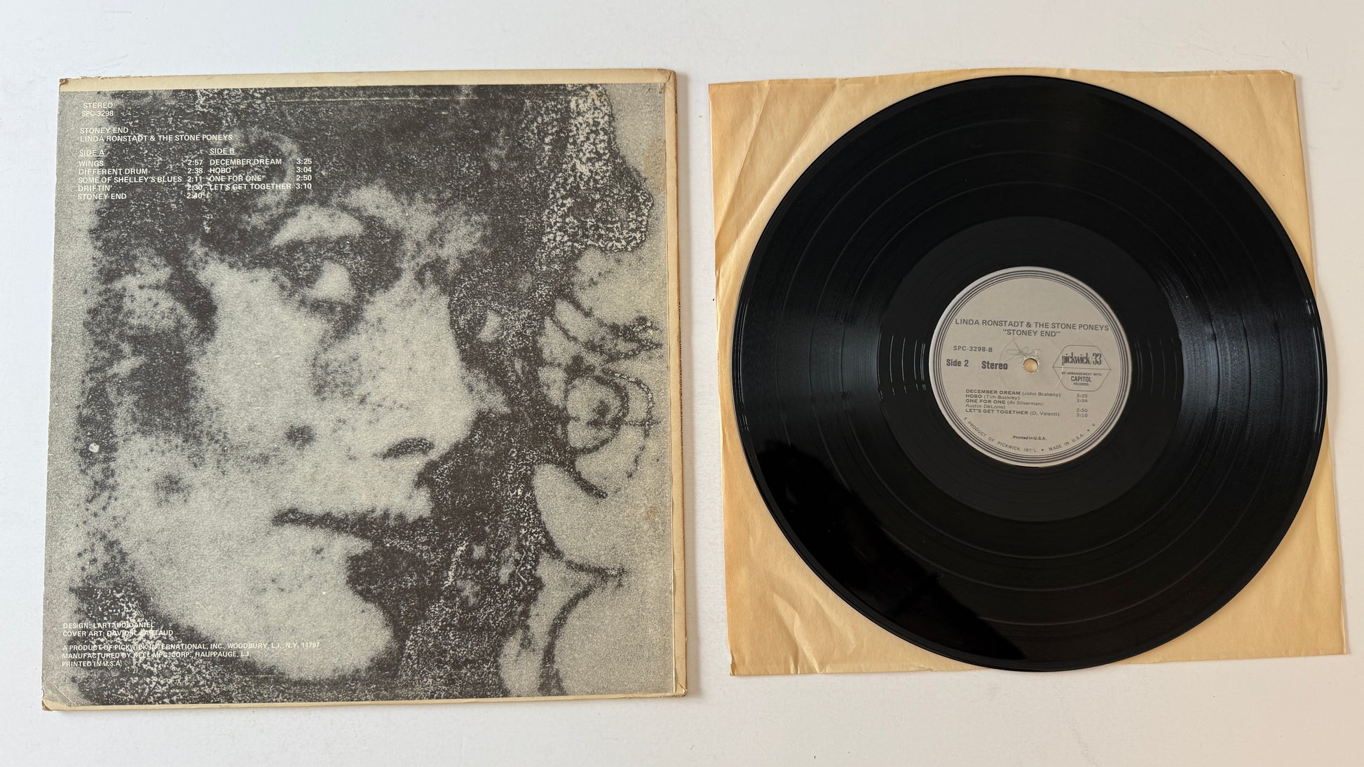 Linda Ronstadt Stoney End Used Vinyl LP VG+\VG