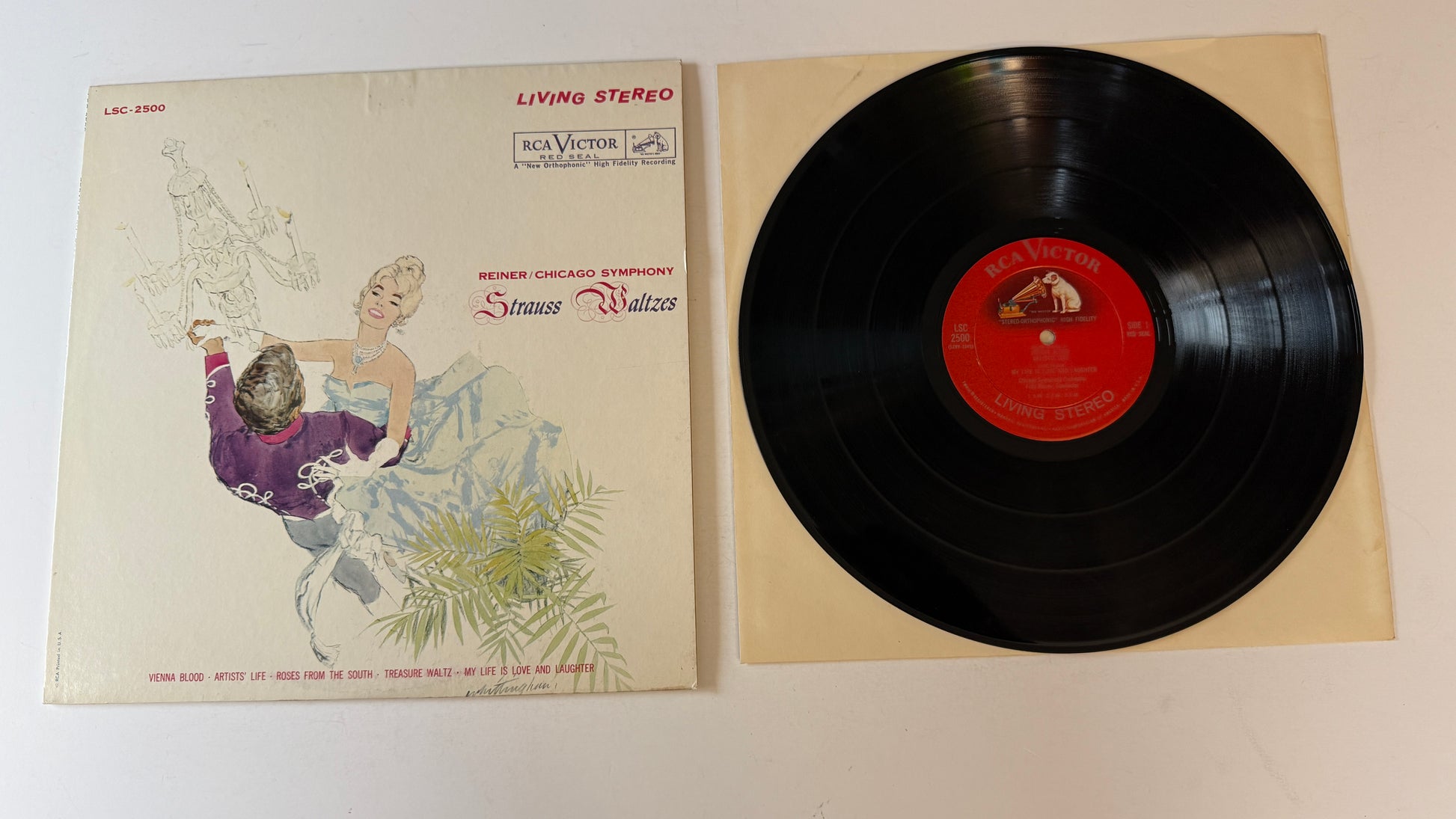 Fritz Reiner Strauss Waltzes Used Vinyl LP VG\VG+